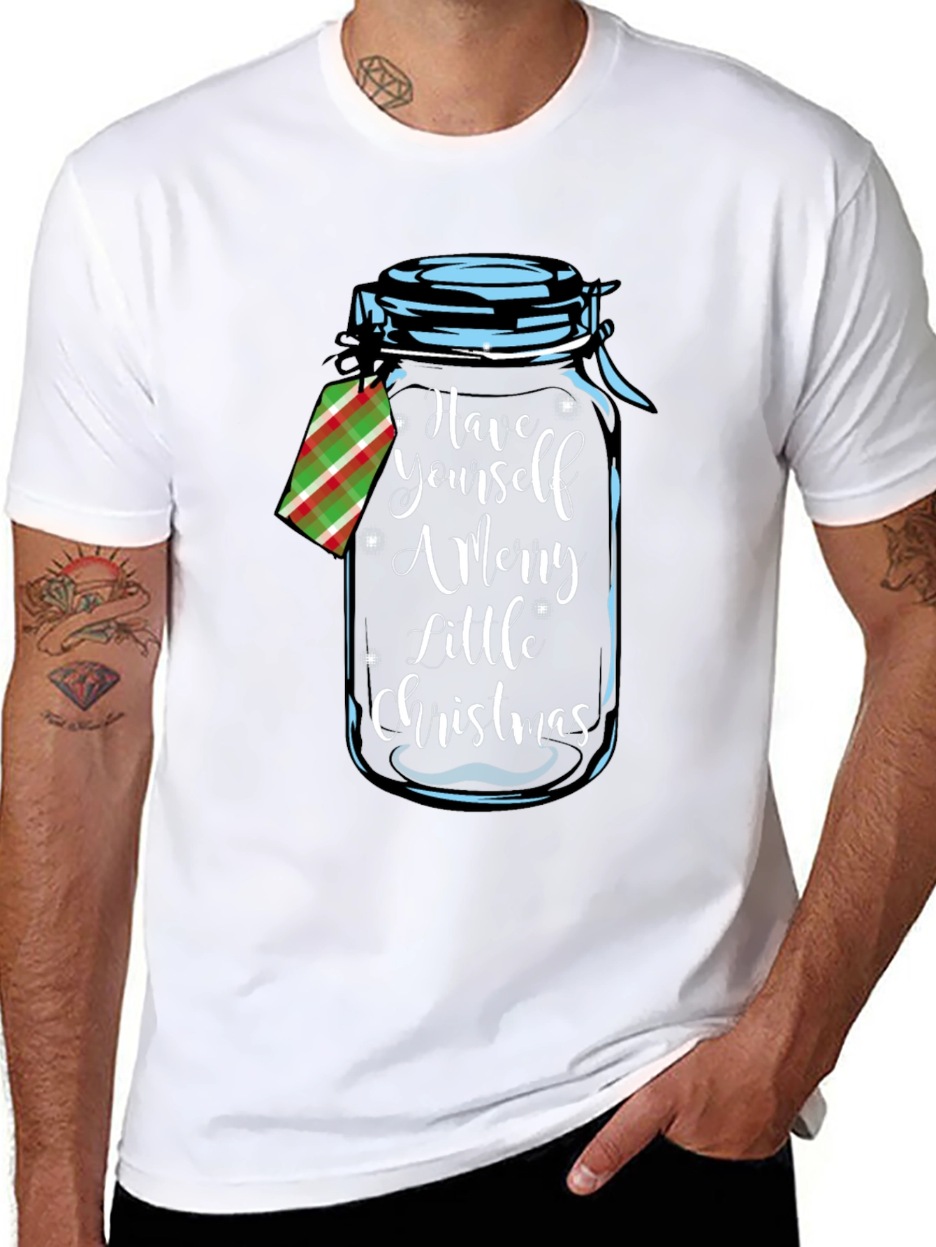 Christmas Mason Jar Graphic Tee