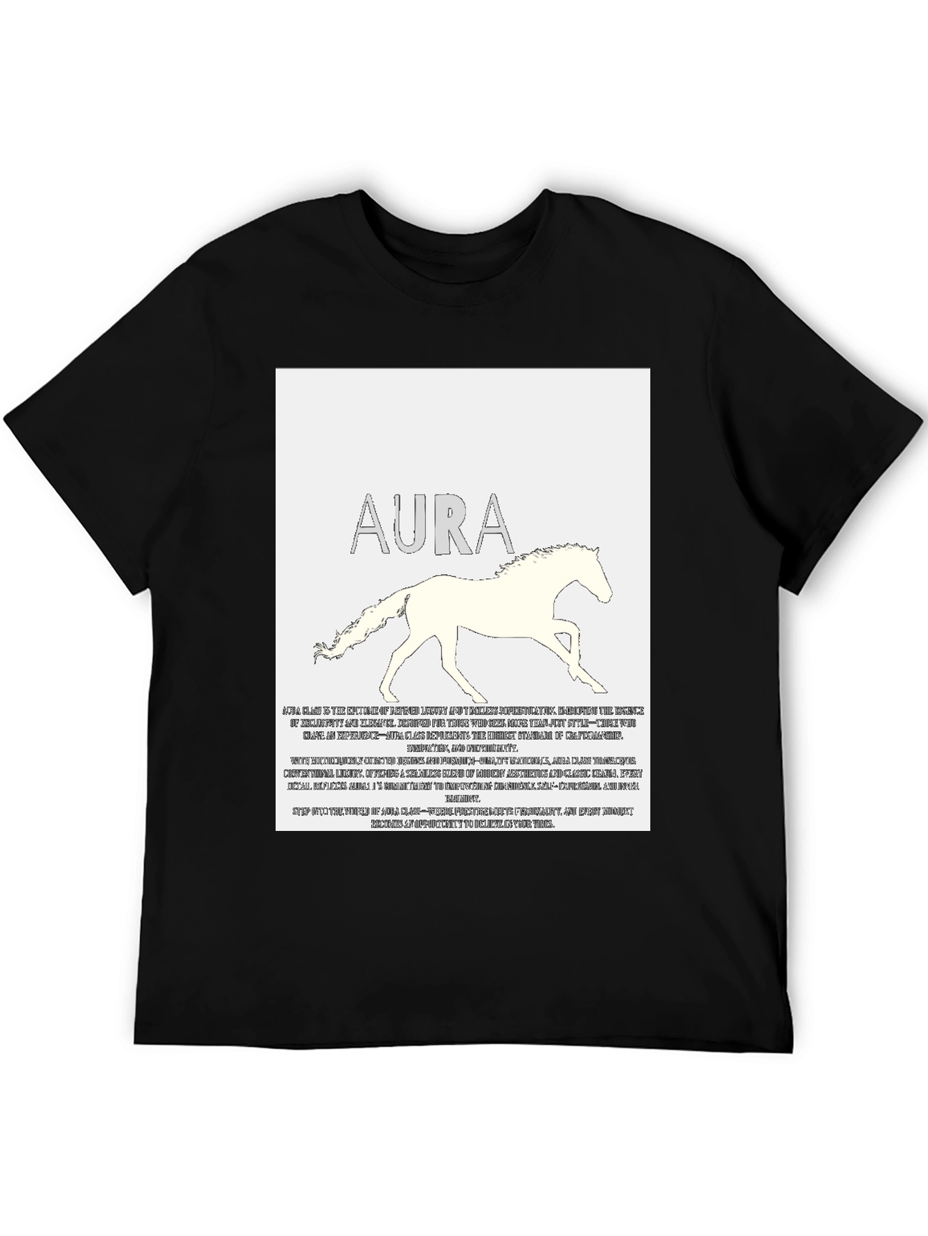 Aura Horse Graphic Tee - Stylish Casual Wear