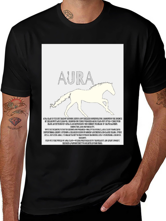 Aura Horse Graphic Tee - Stylish Casual Wear