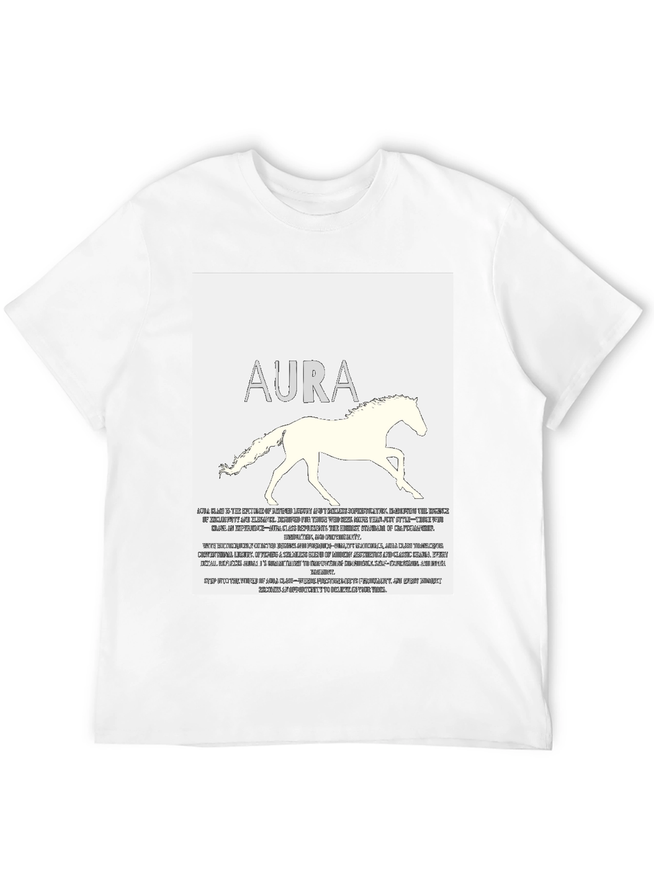 Aura Horse Graphic Tee - Stylish Casual Wear