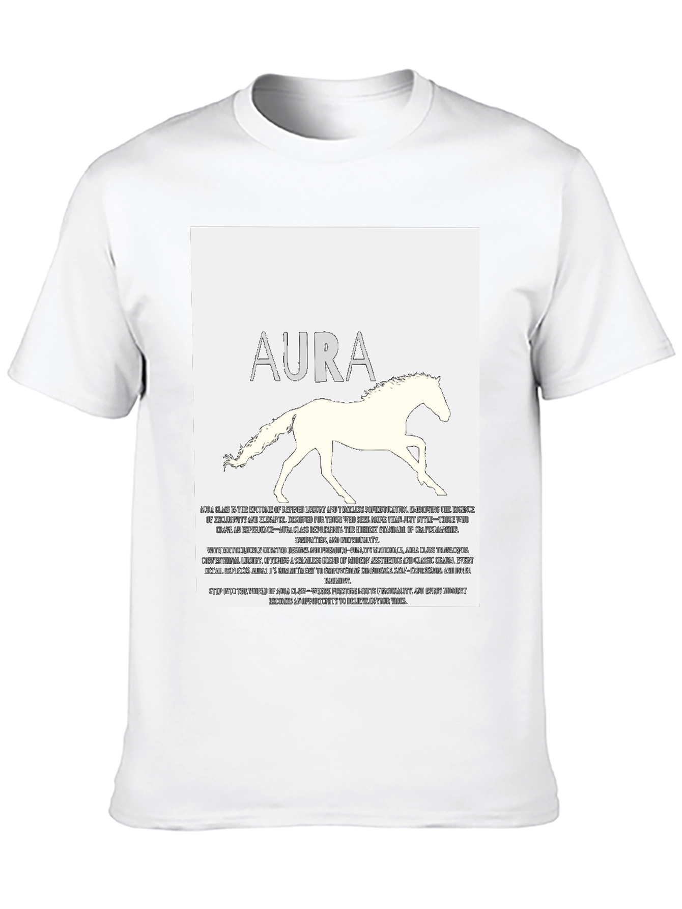 Aura Horse Graphic Tee - Stylish Casual Wear
