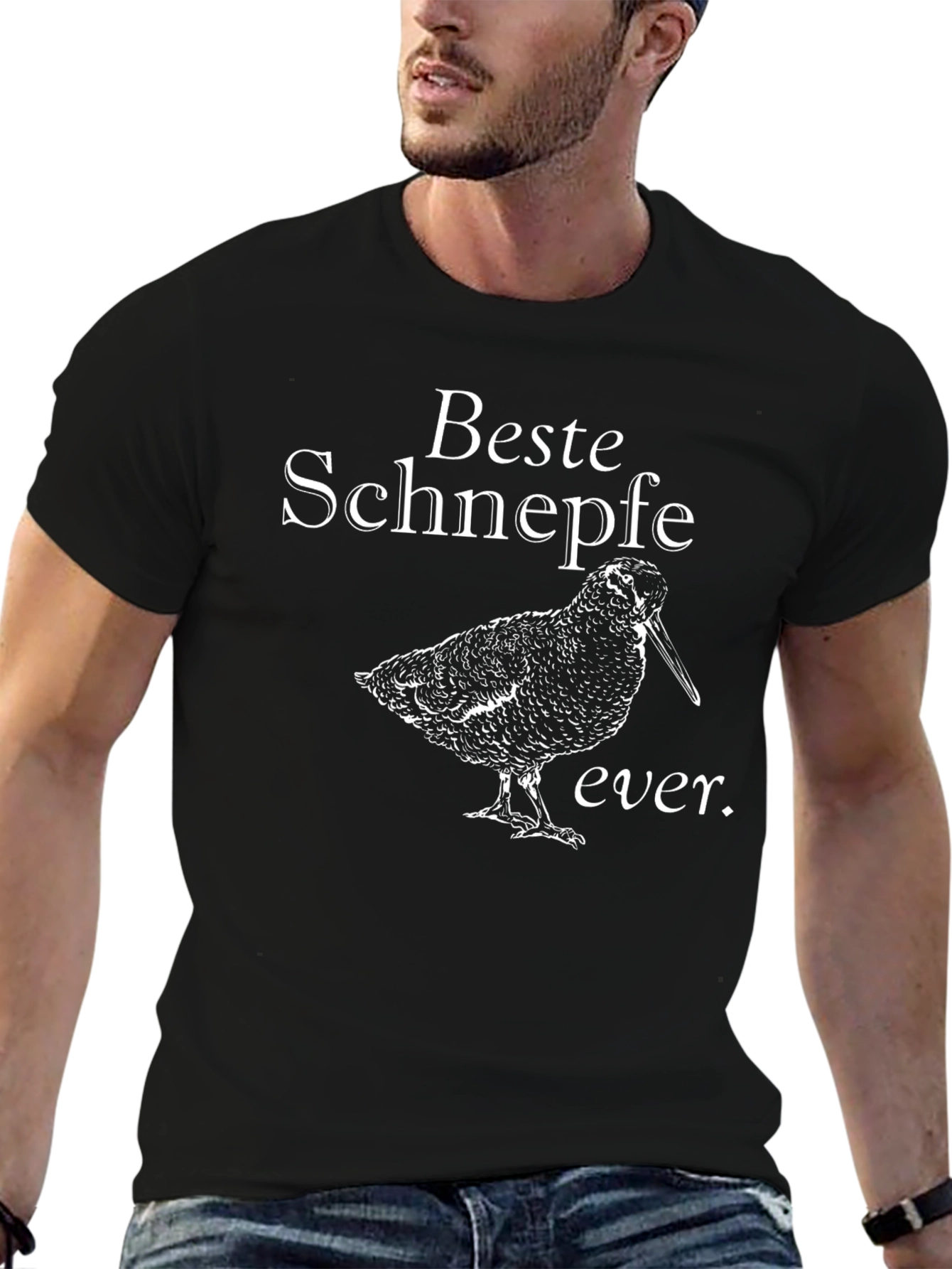 Beste Schnepfe Ever Black T-Shirt