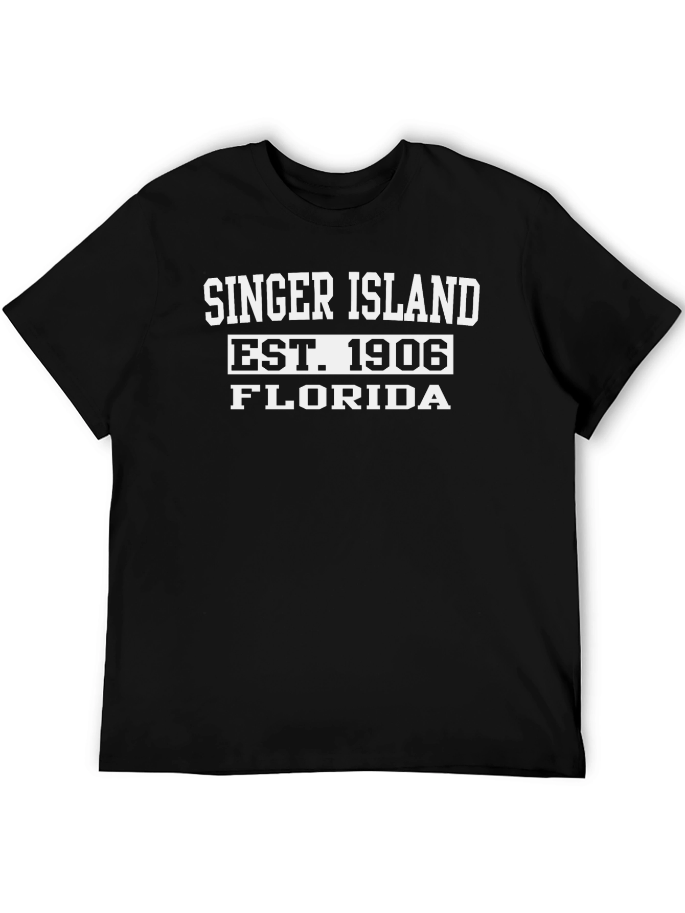 Singer Island Florida Est. 1906 Black T-Shirt