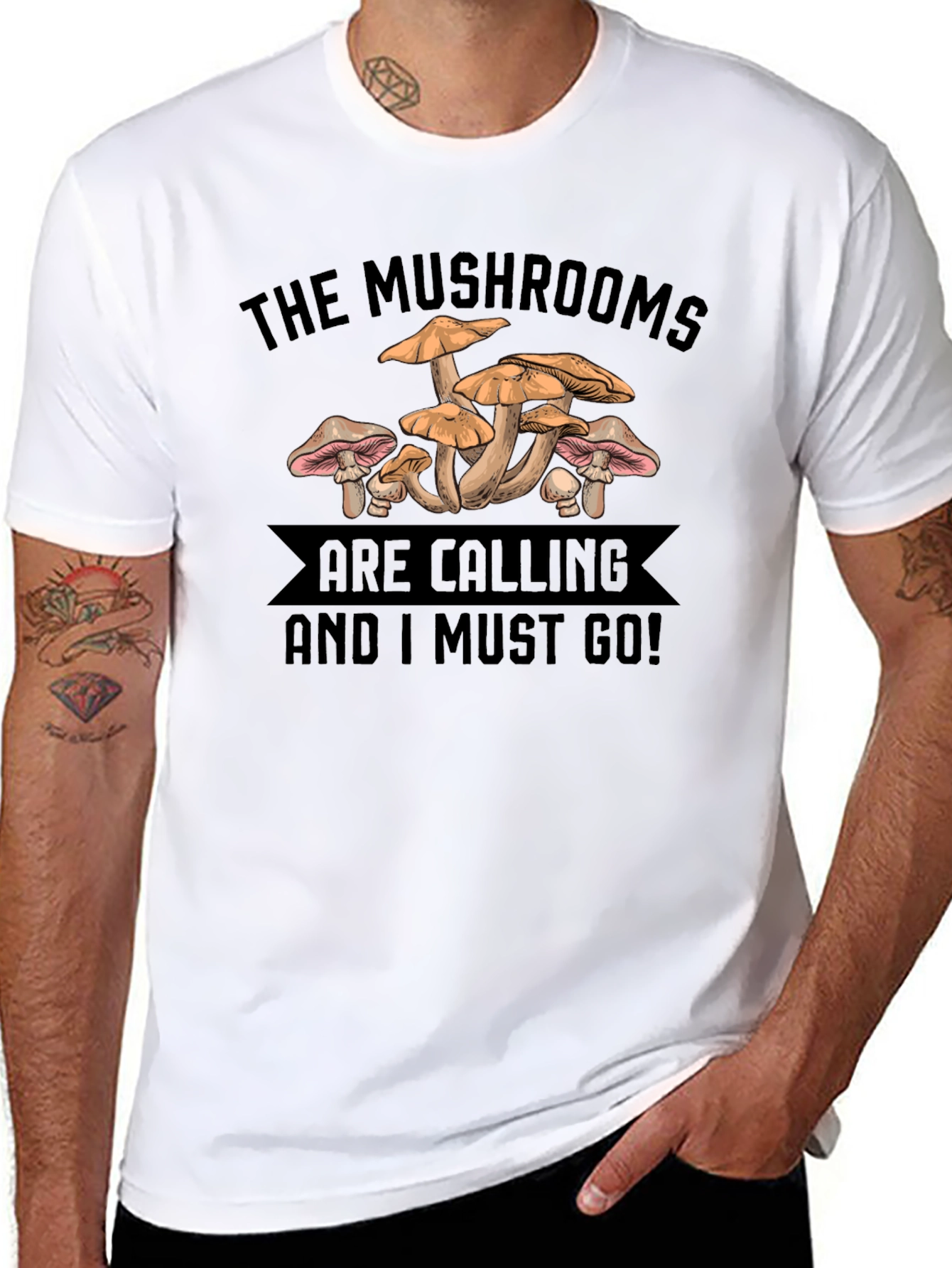 Mushroom Lover T-Shirt: The Mushrooms are Calling