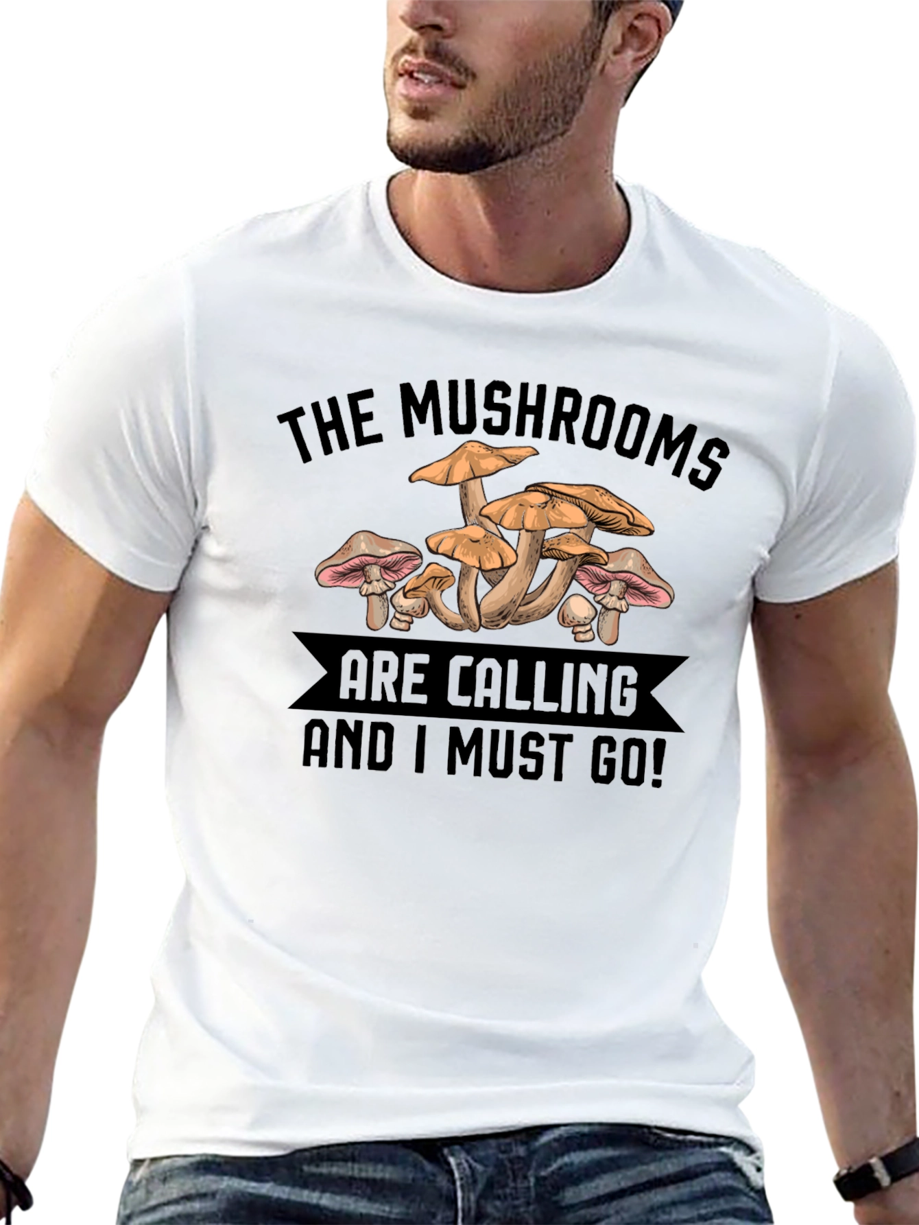 Mushroom Lover T-Shirt: The Mushrooms are Calling