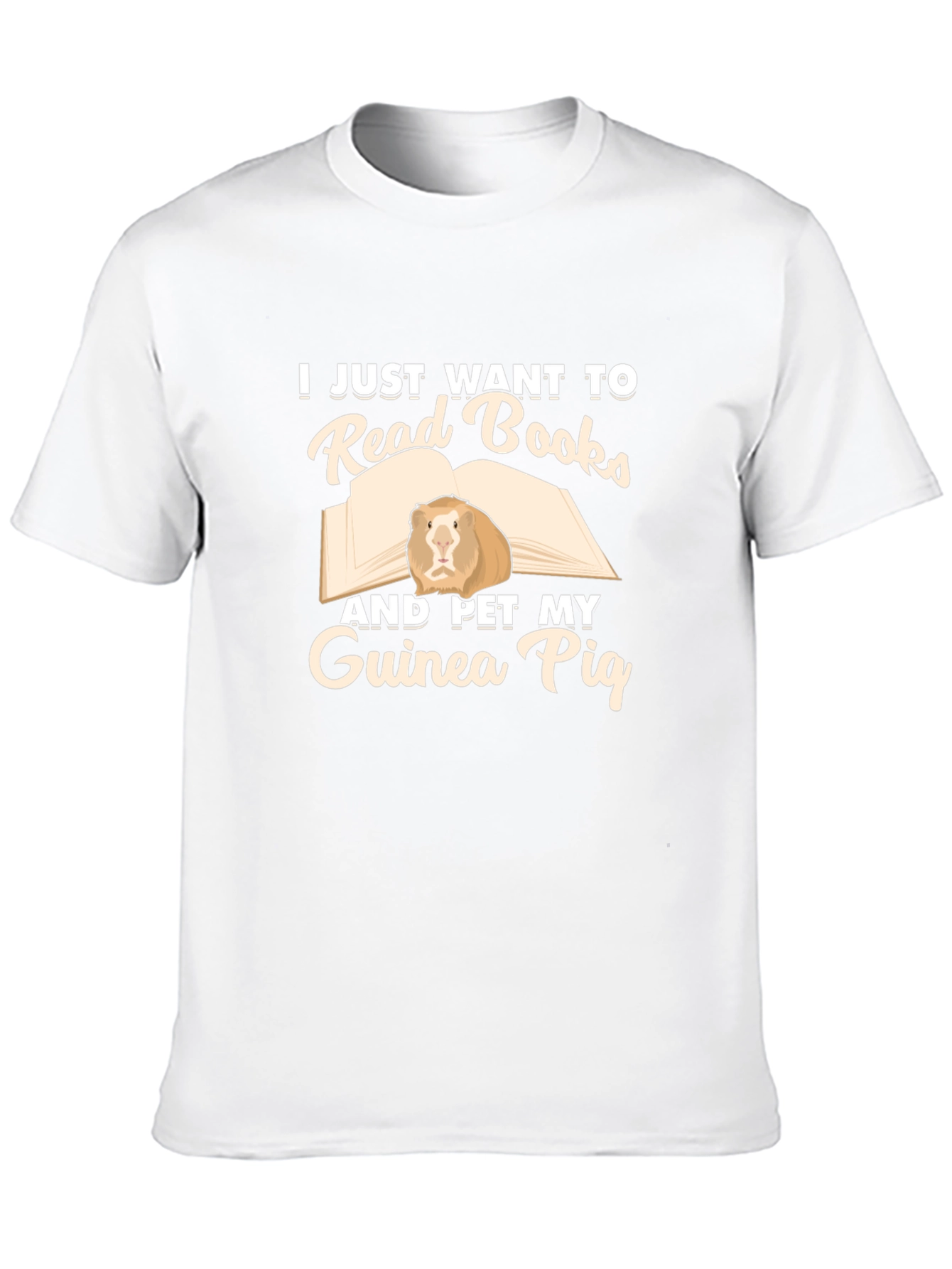 Read Books and Pet Guinea Pig T-Shirt