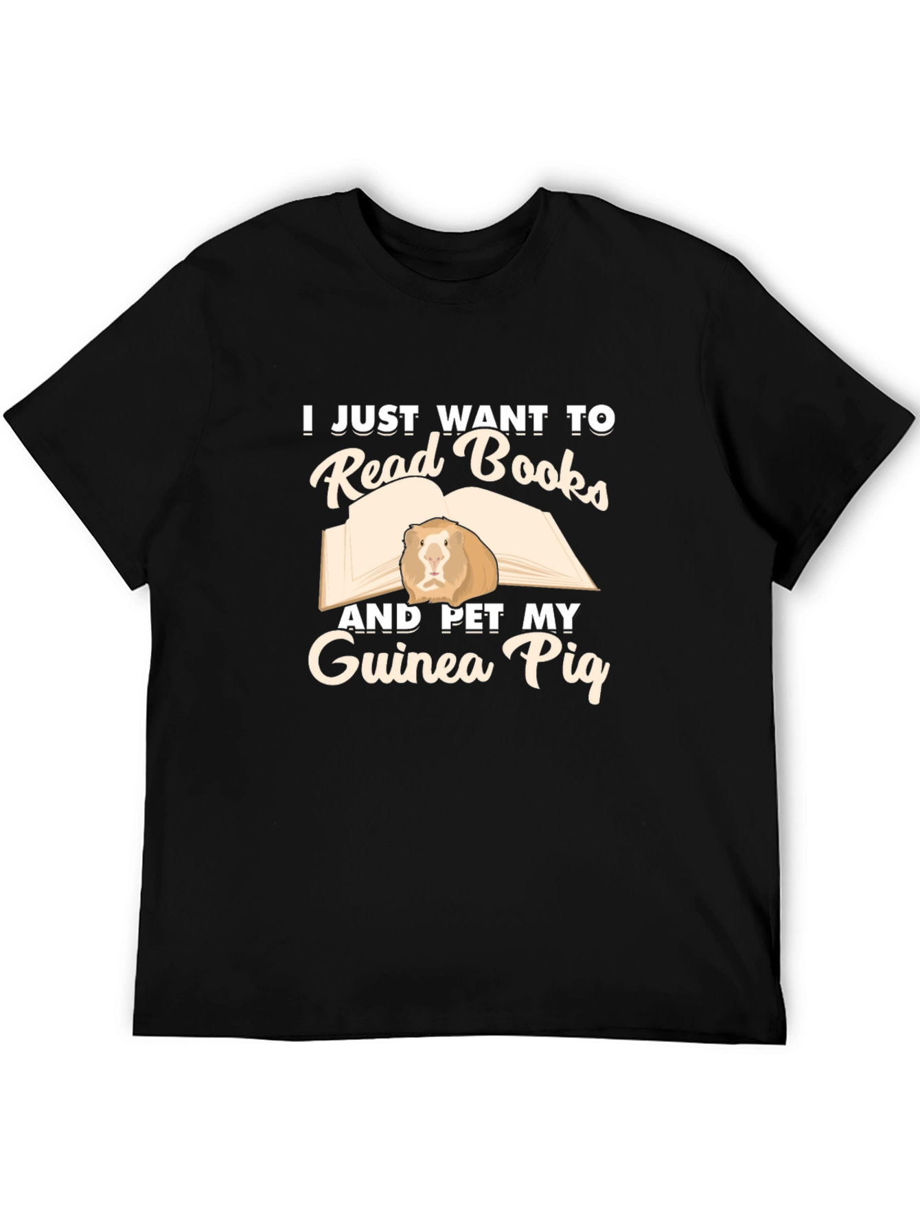 Read Books and Pet Guinea Pig T-Shirt
