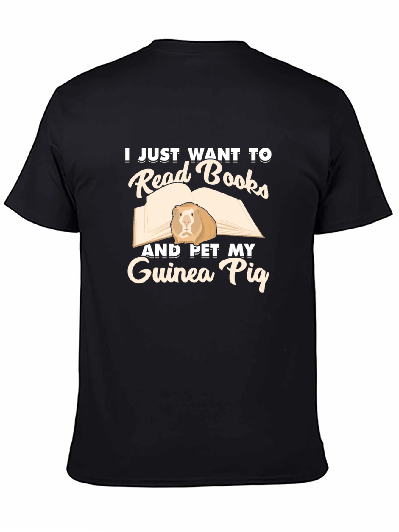 Read Books and Pet Guinea Pig T-Shirt