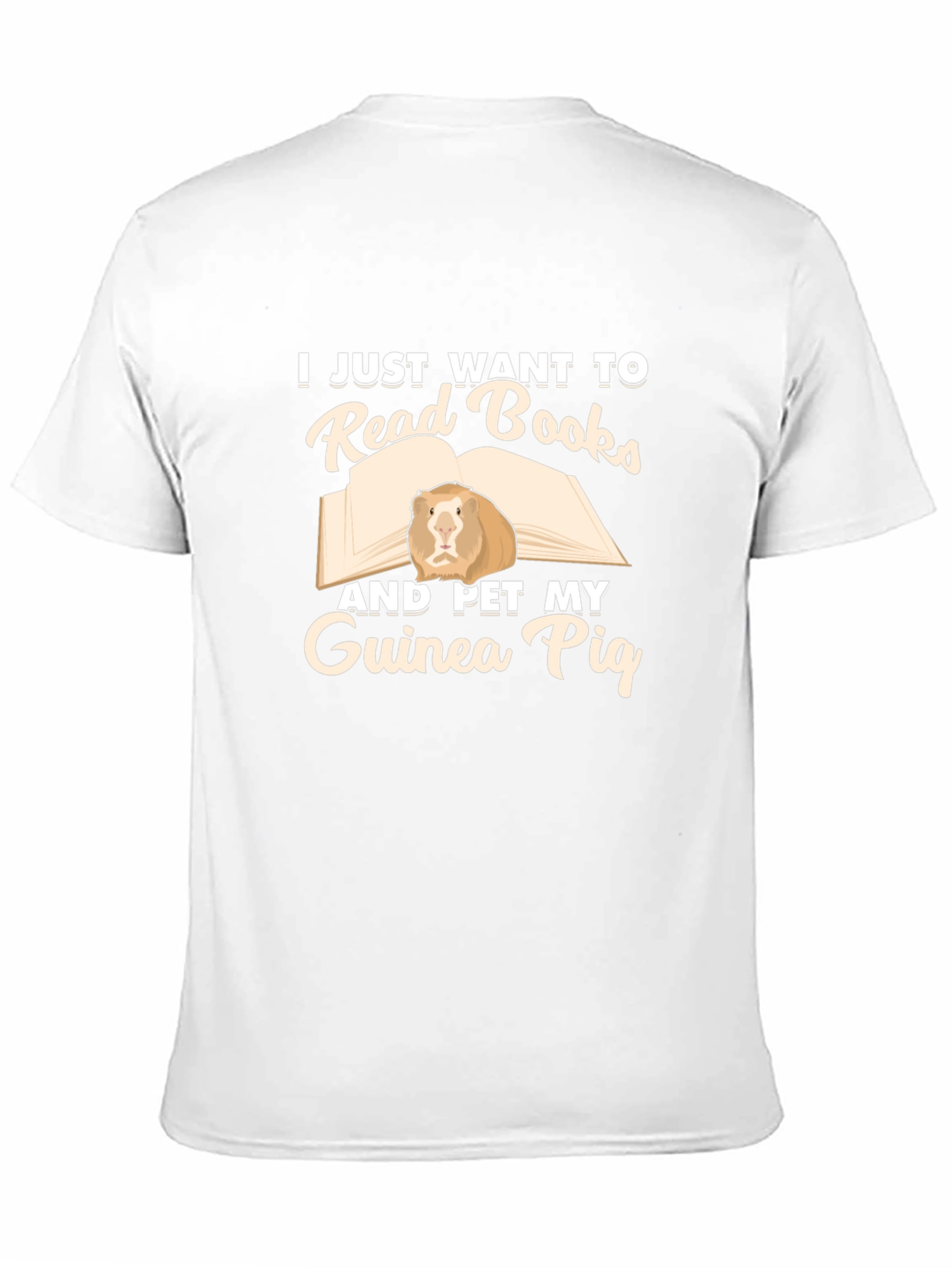 Read Books and Pet Guinea Pig T-Shirt