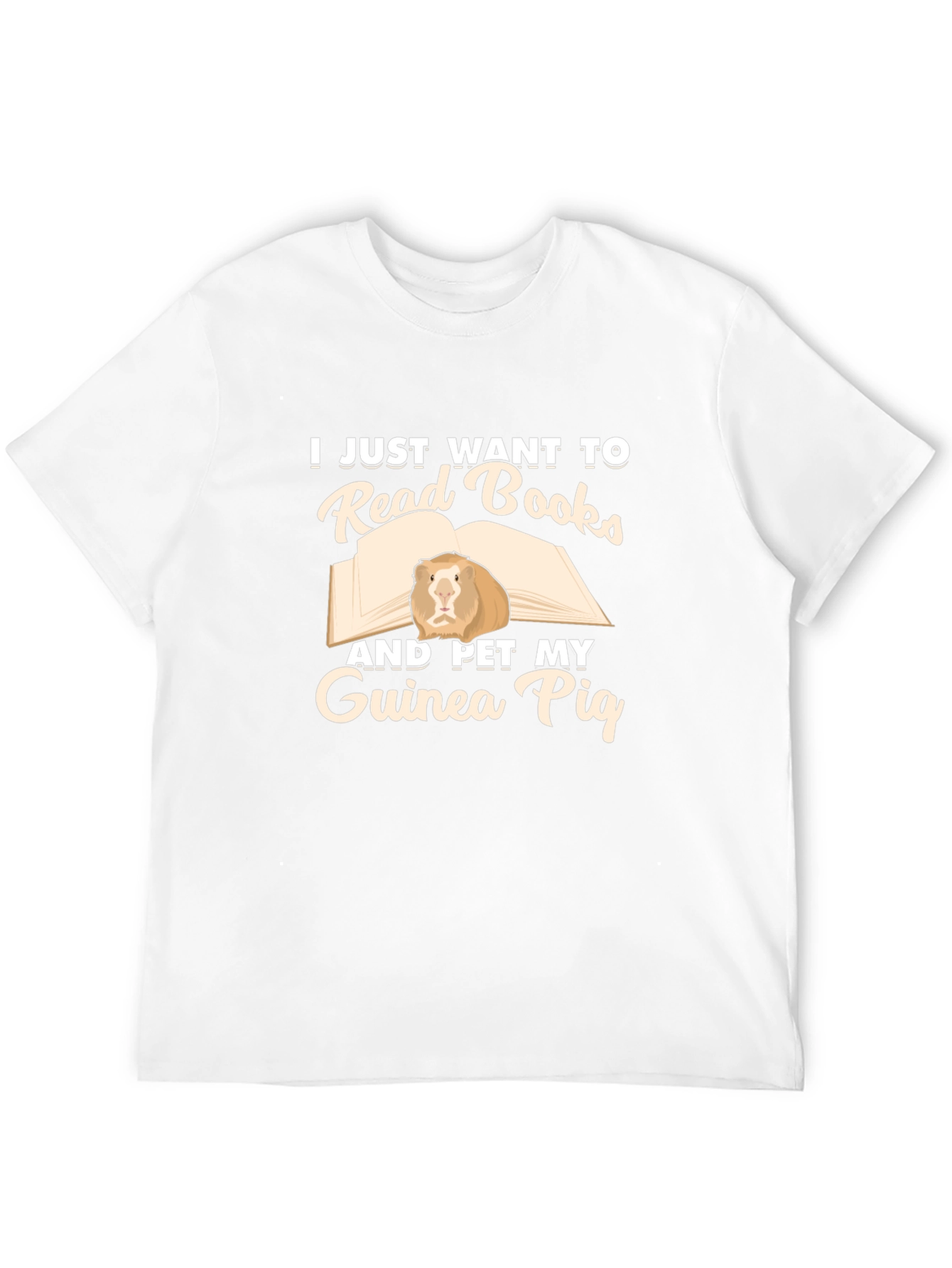 Read Books and Pet Guinea Pig T-Shirt