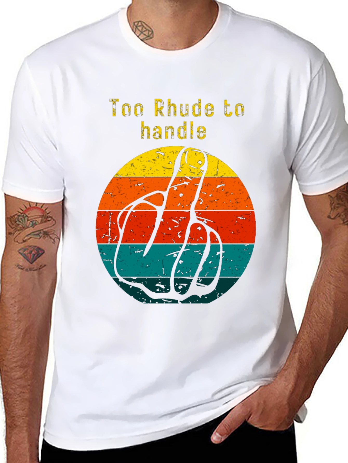 Too Rhude to Handle Graphic Tee