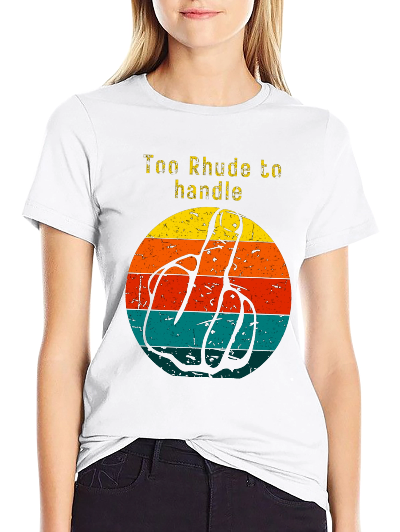 Too Rhude to Handle Graphic Tee