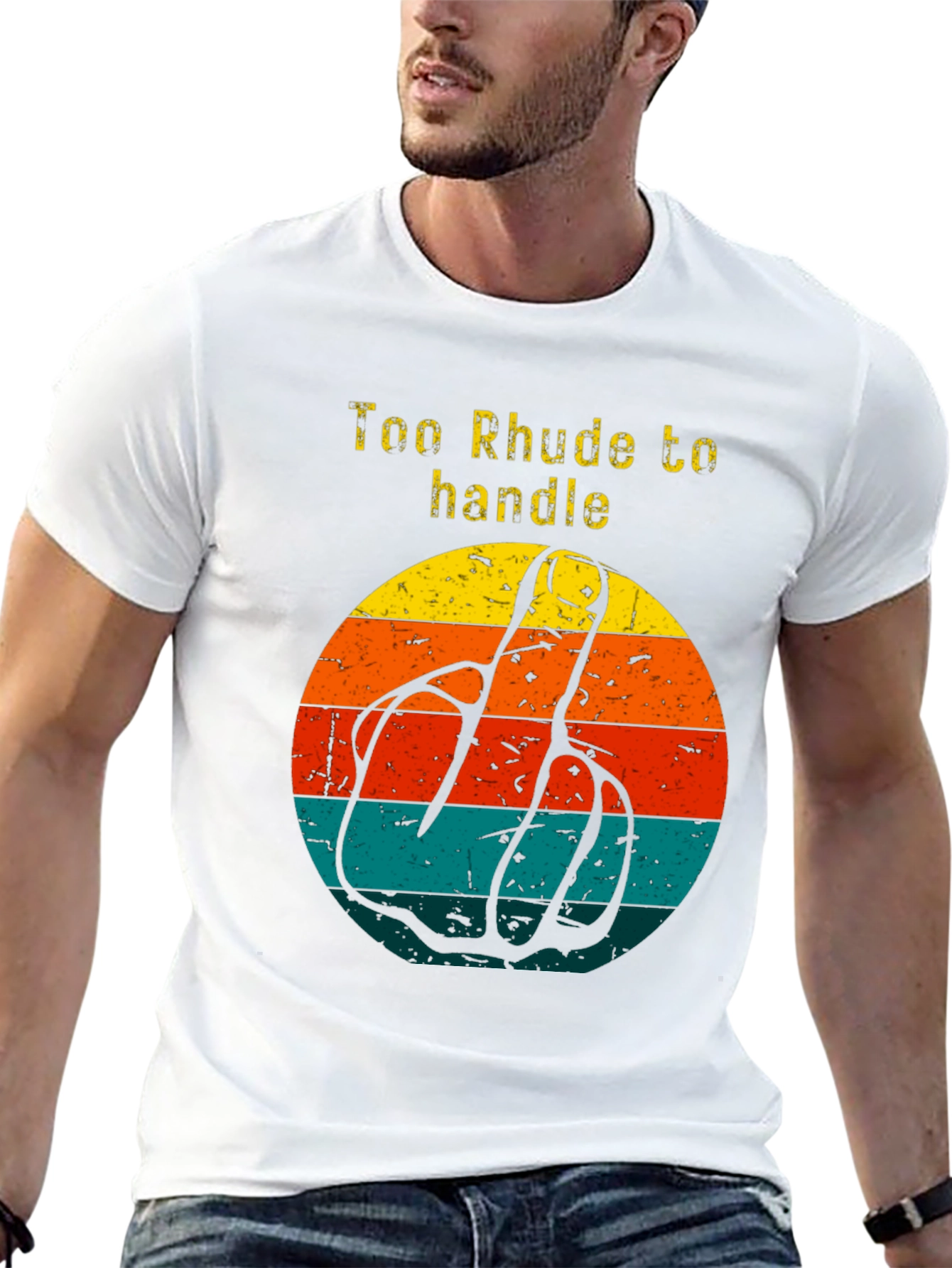 Too Rhude to Handle Graphic Tee