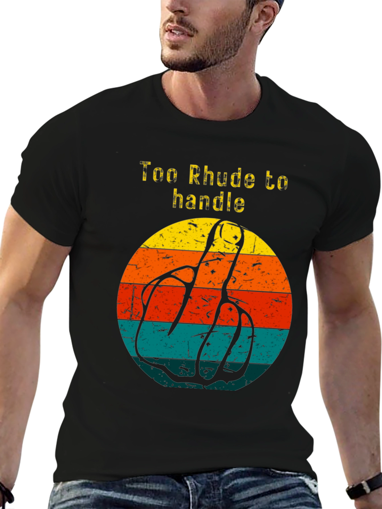 Too Rhude to Handle Graphic Tee