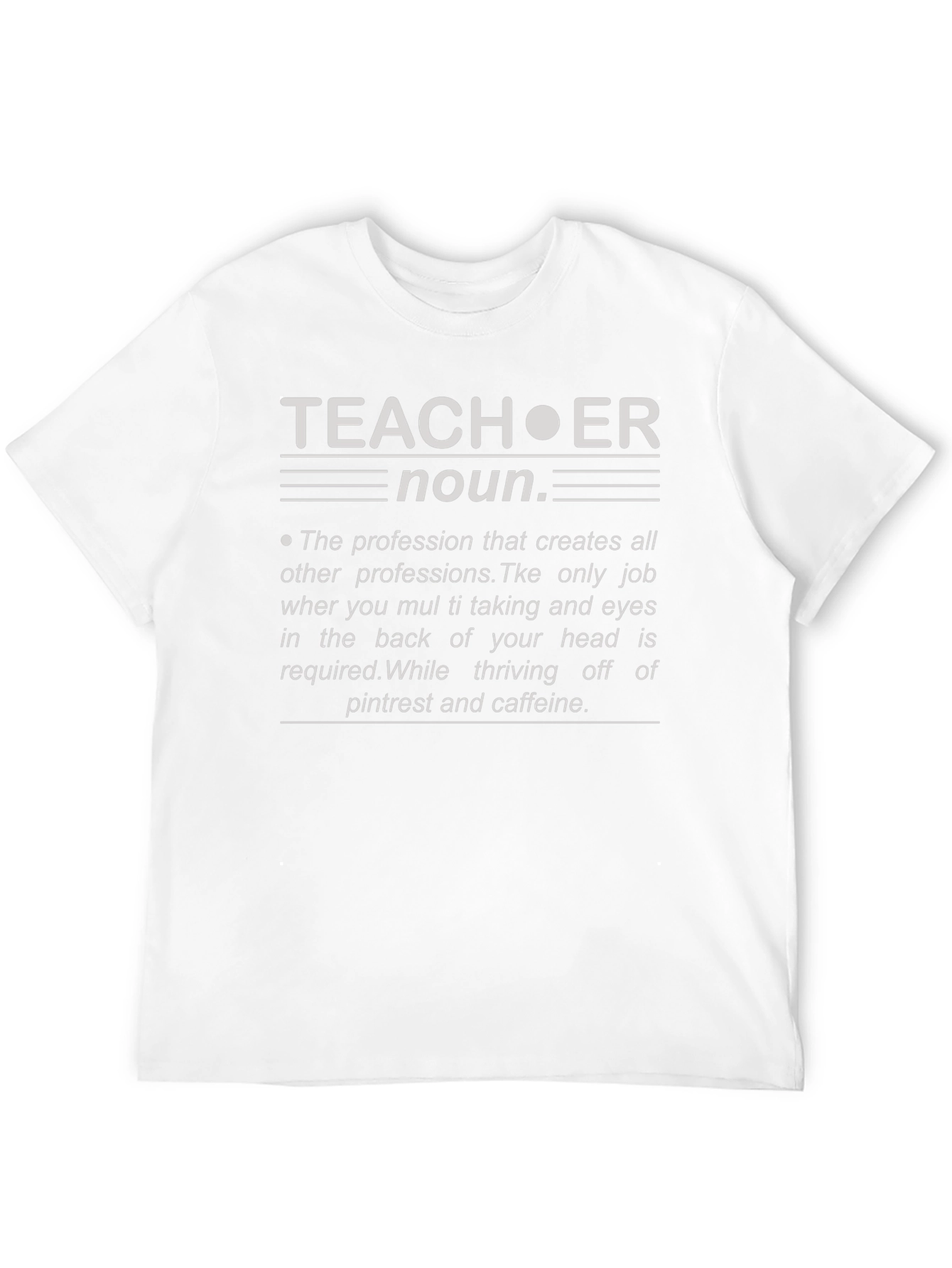 Teacher Noun Definition Graphic Tee