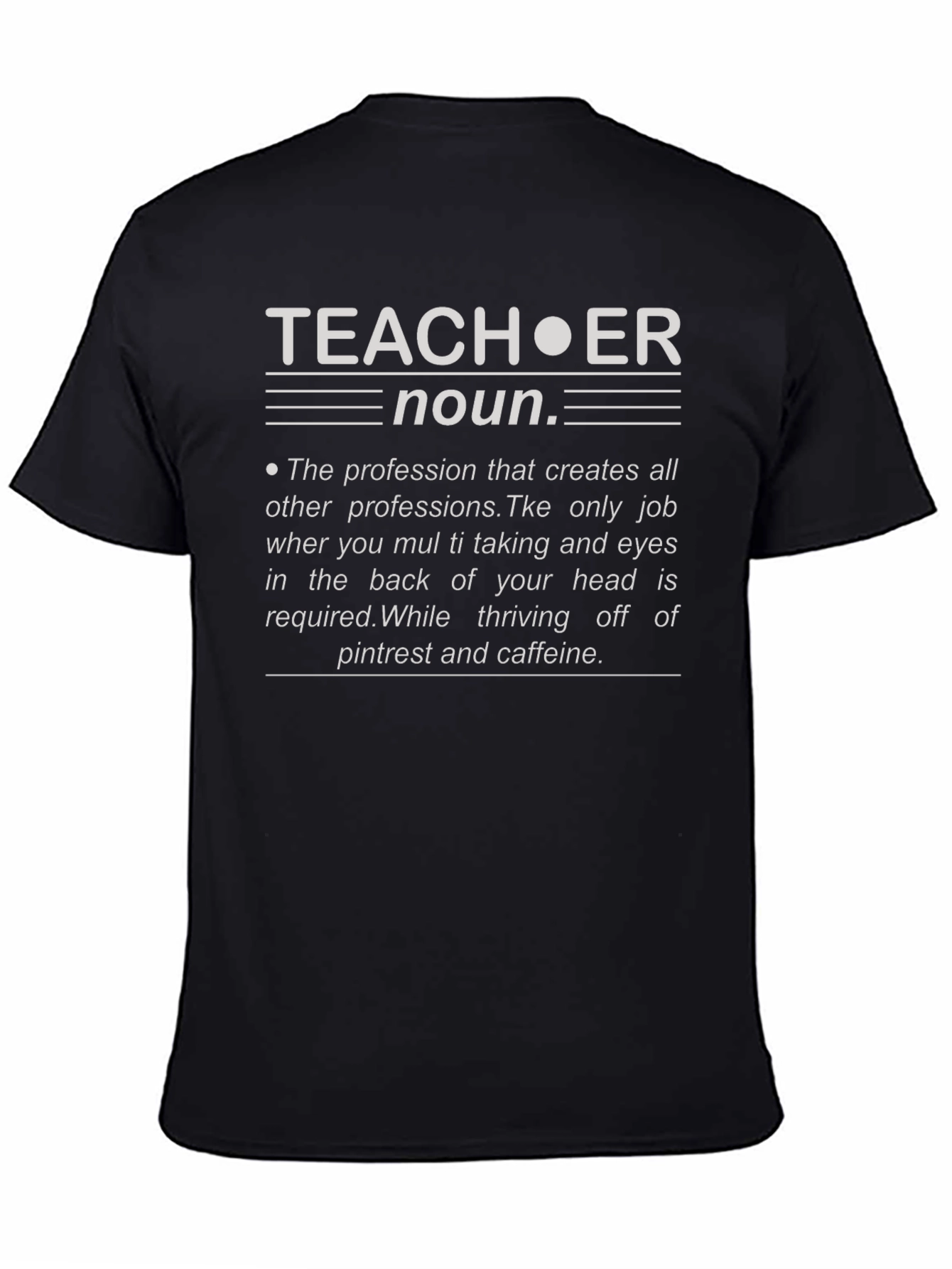 Teacher Noun Definition Graphic Tee