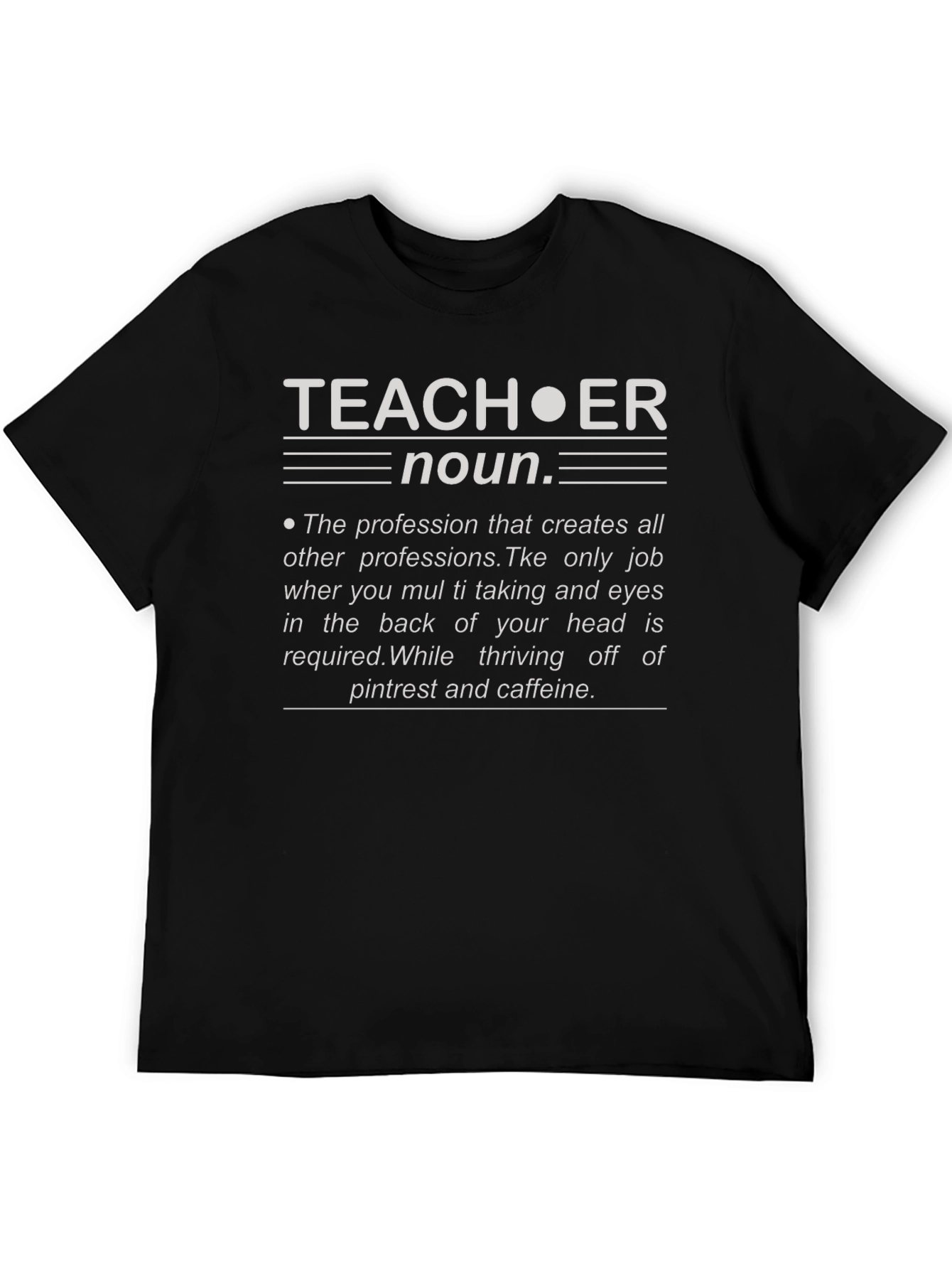 Teacher Noun Definition Graphic Tee