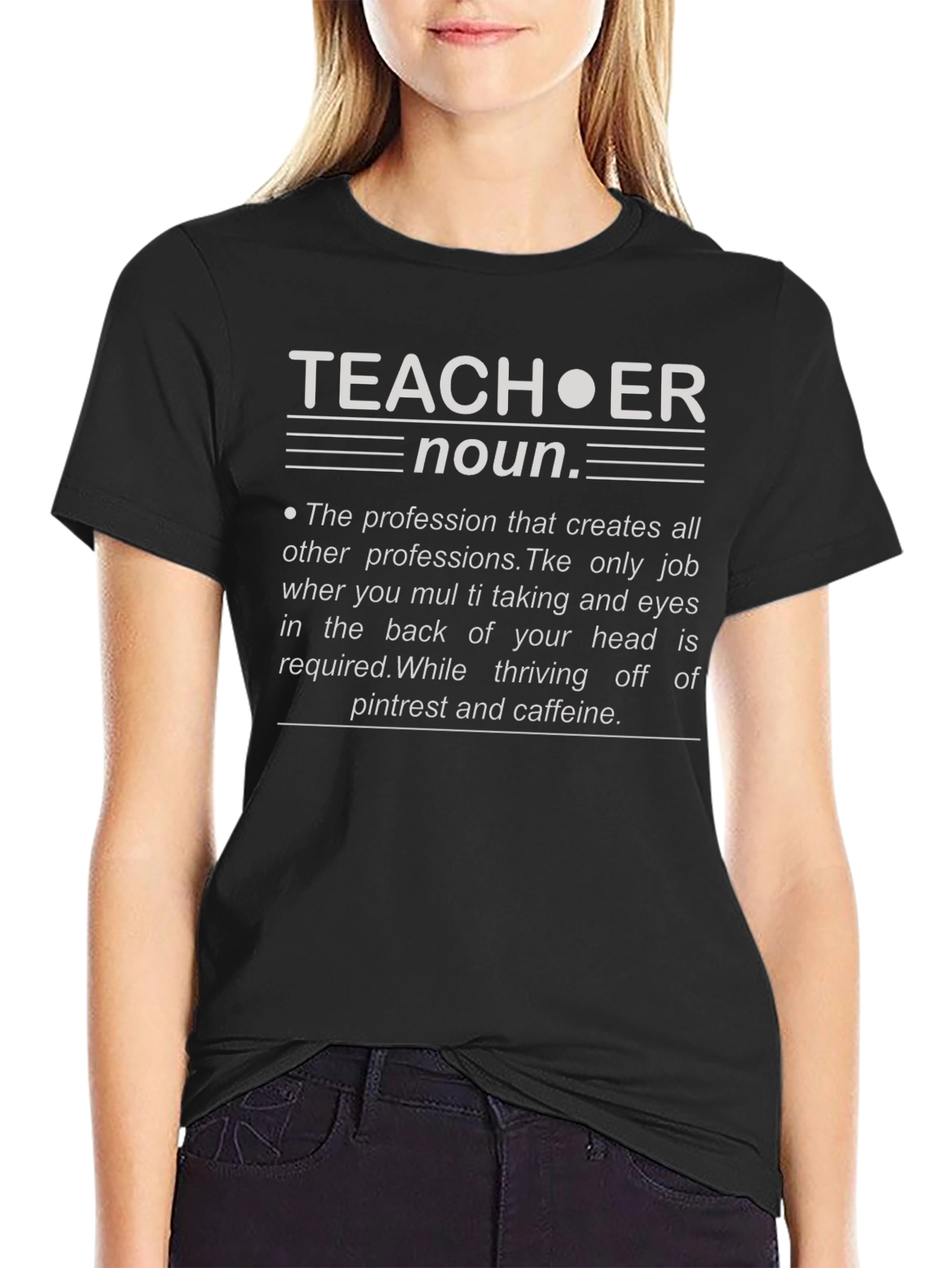 Teacher Noun Definition Graphic Tee