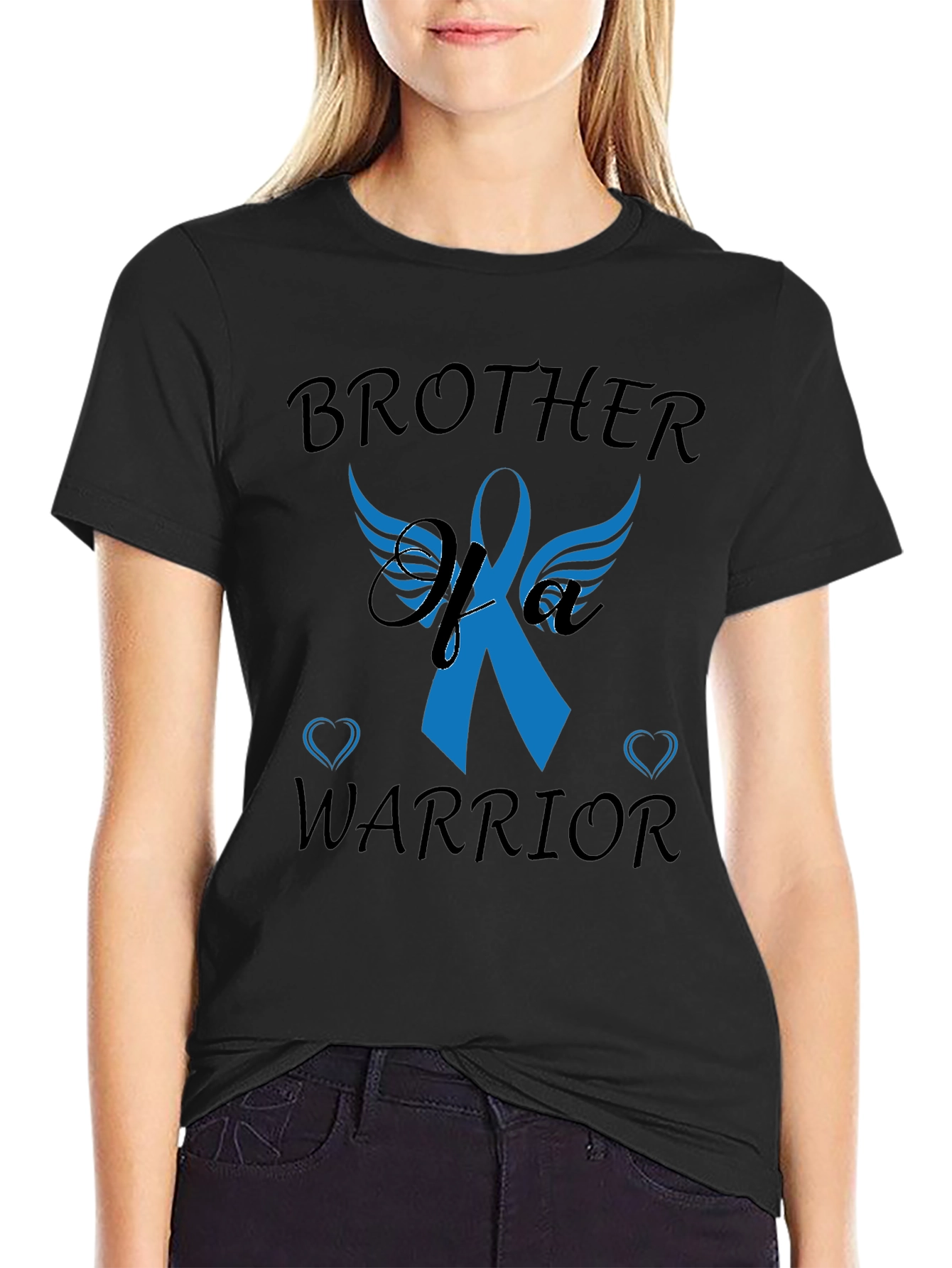 Brother Warrior Graphic Tee - Awareness Ribbon Design