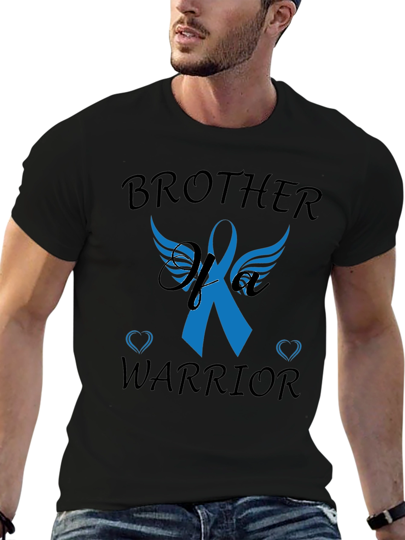 Brother Warrior Graphic Tee - Awareness Ribbon Design