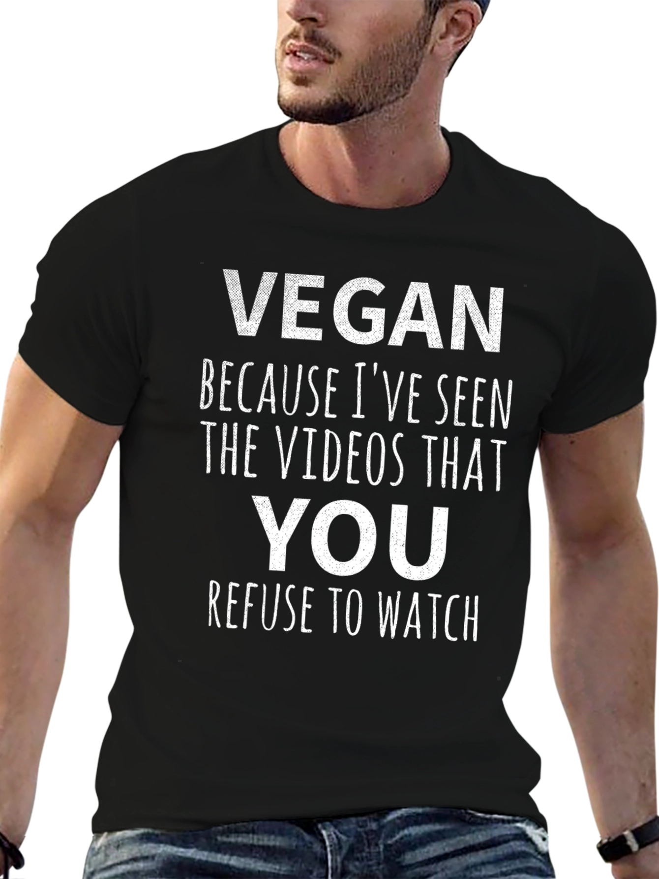 Vegan Statement T-Shirt - Seen the Videos