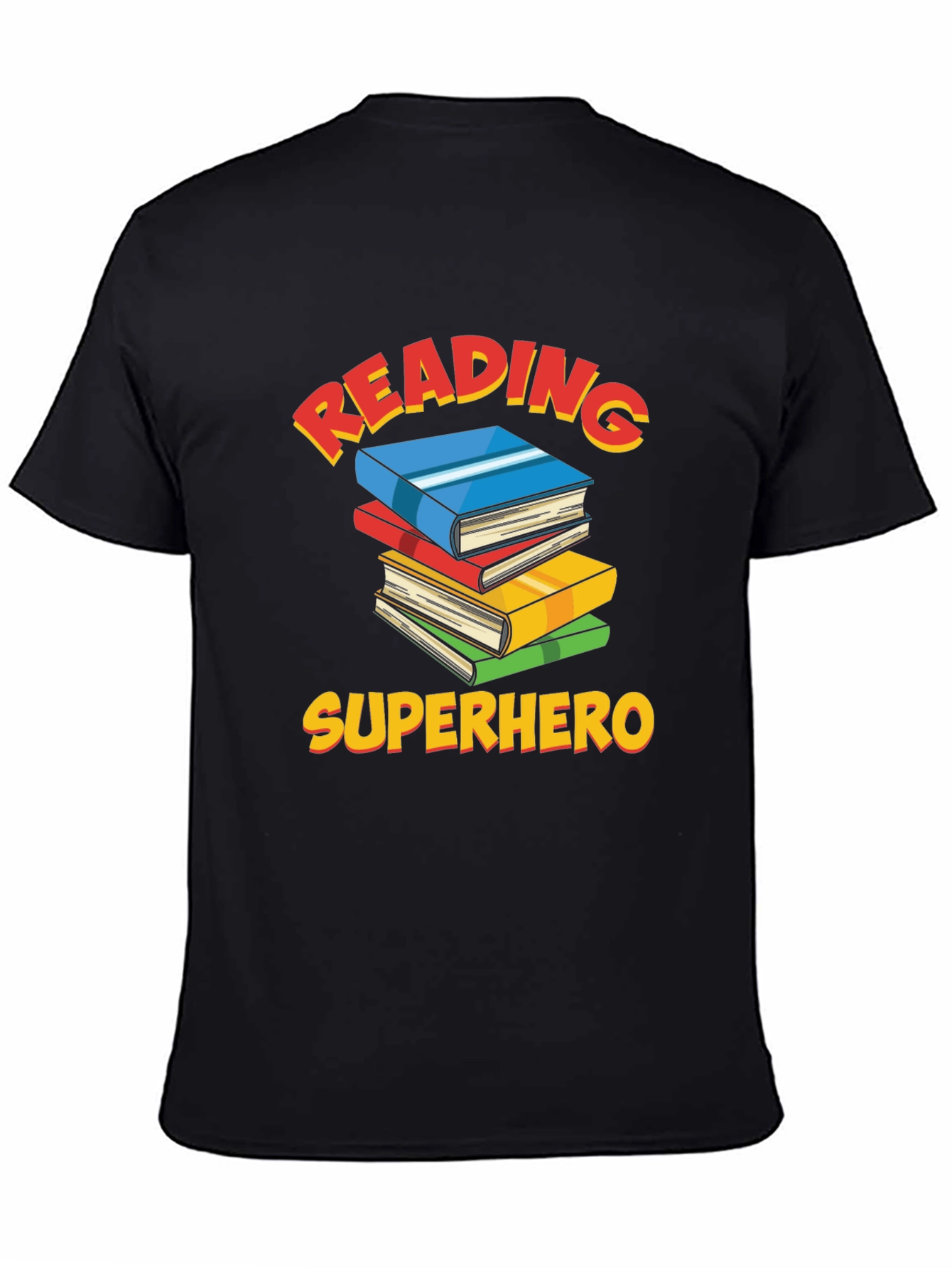 Reading Superhero Graphic T-Shirt