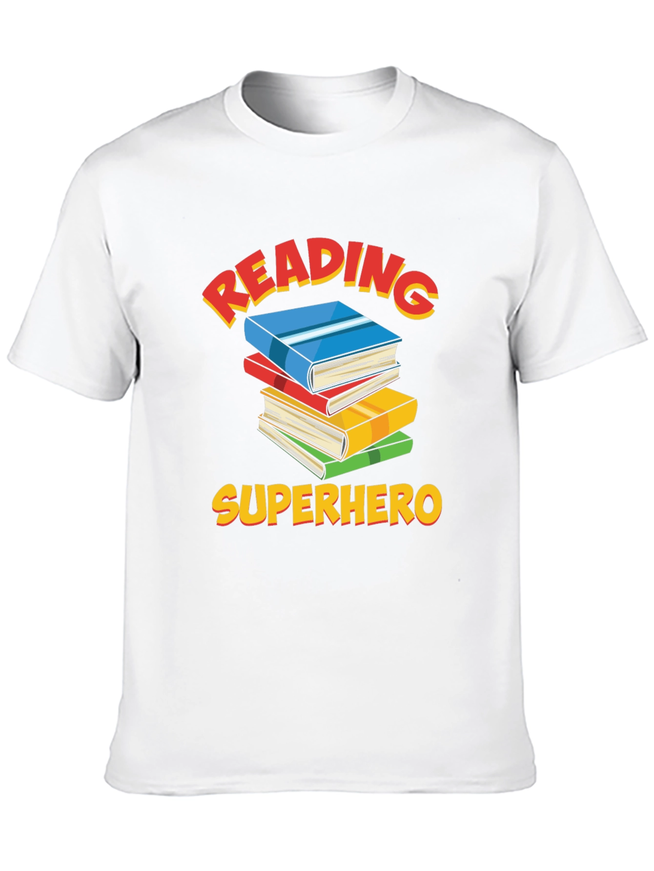 Reading Superhero Graphic T-Shirt