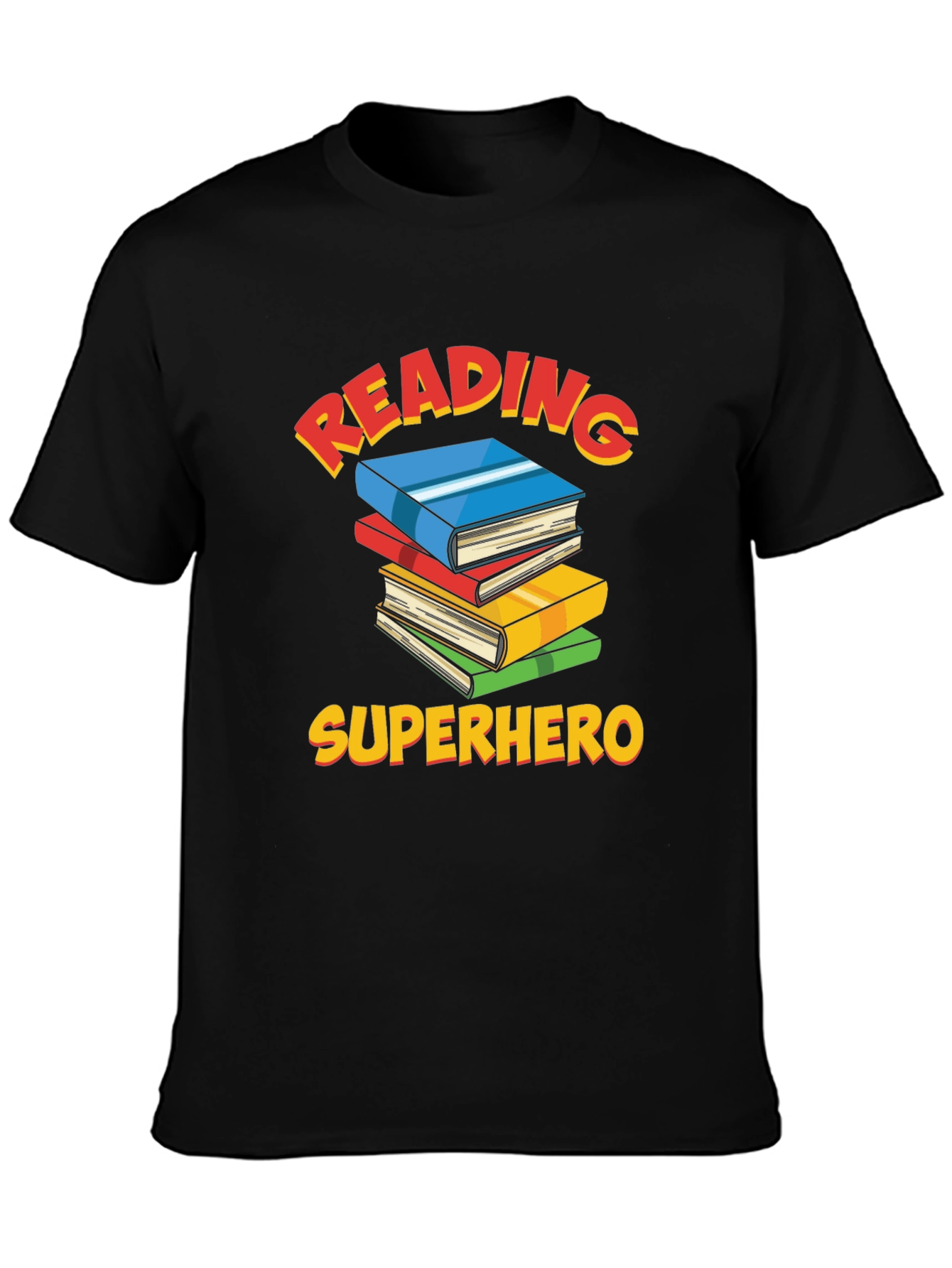 Reading Superhero Graphic T-Shirt