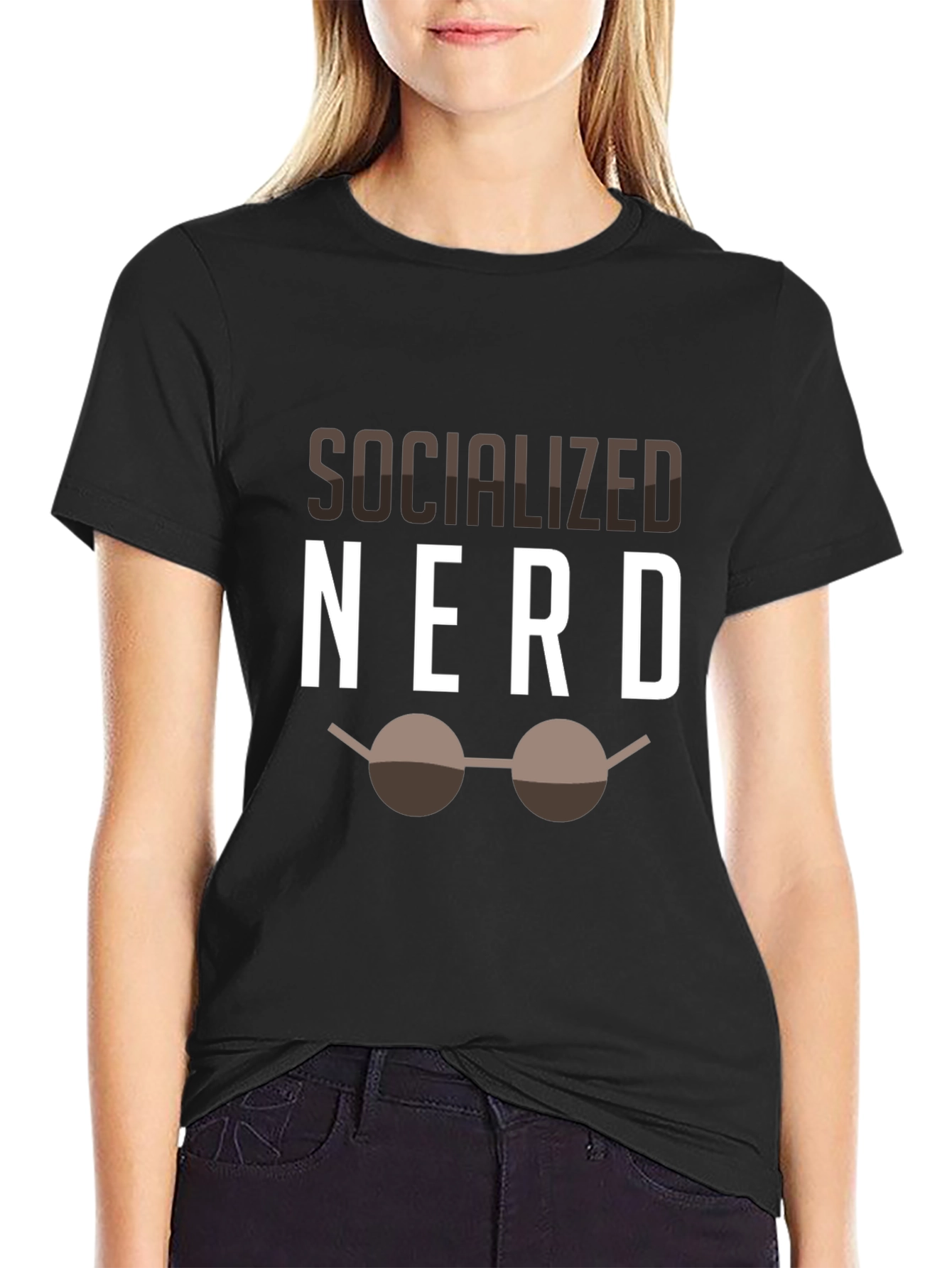 Socialized Nerd Graphic T-Shirt