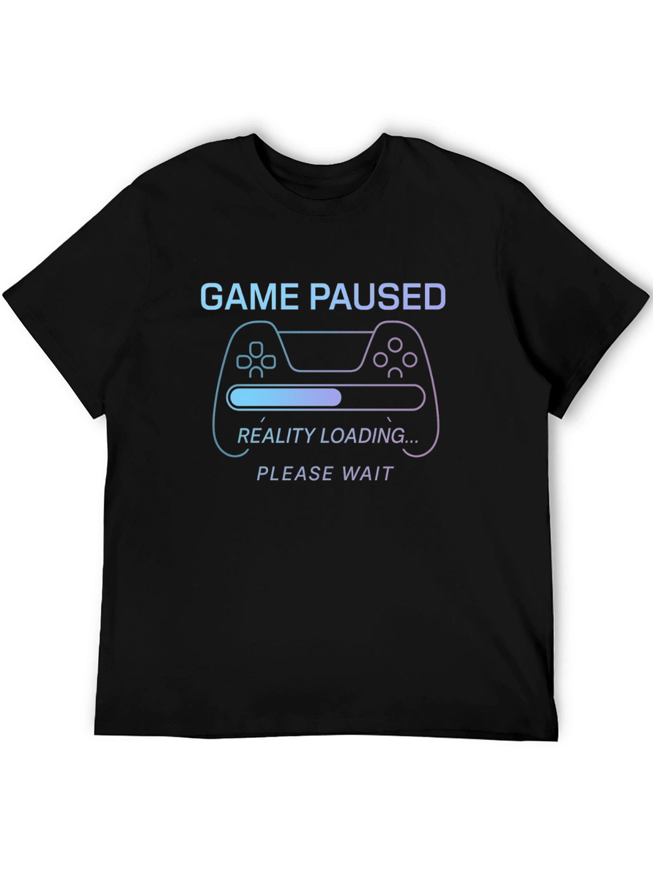 Game Paused Reality Loading Graphic Tee