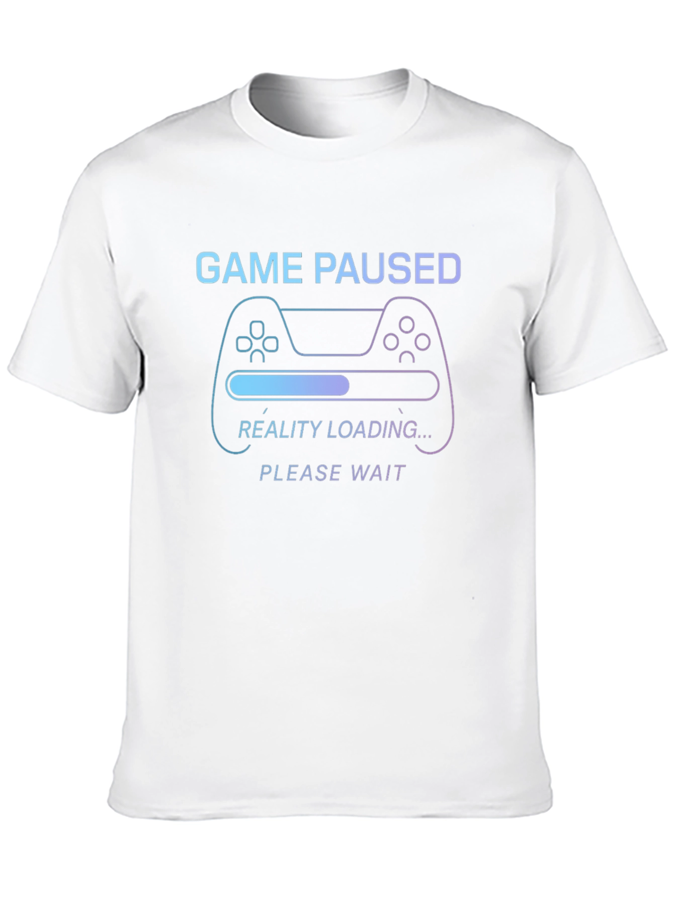 Game Paused Reality Loading Graphic Tee