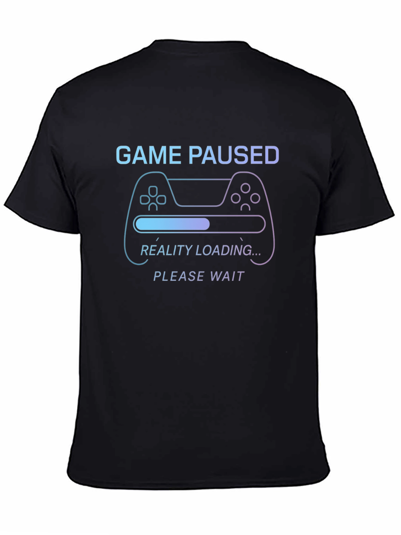 Game Paused Reality Loading Graphic Tee
