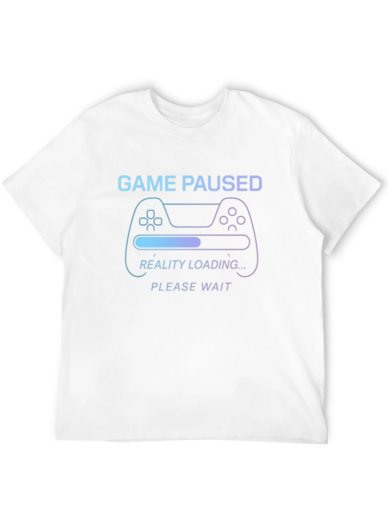Game Paused Reality Loading Graphic Tee