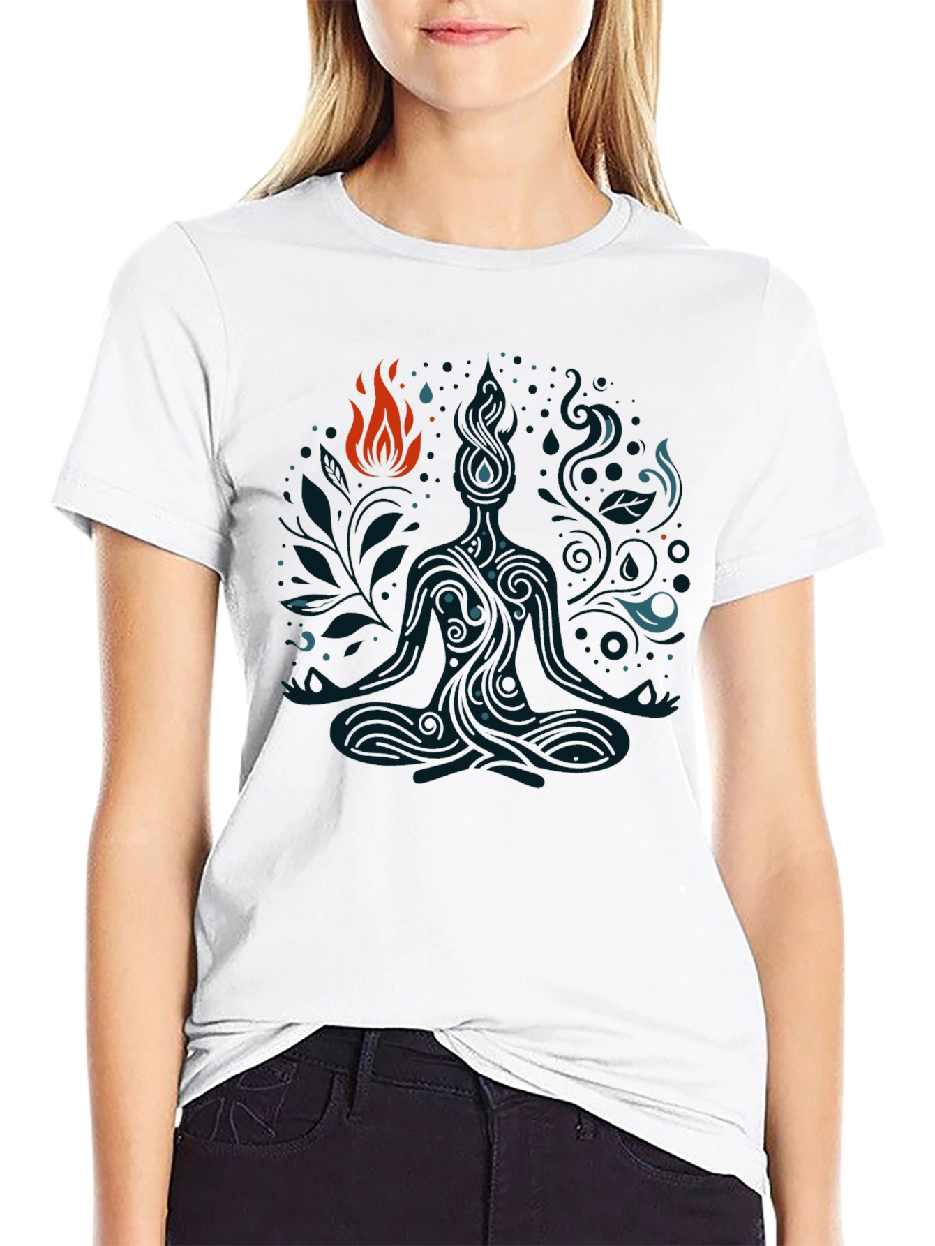 Meditative Elements Graphic Tee