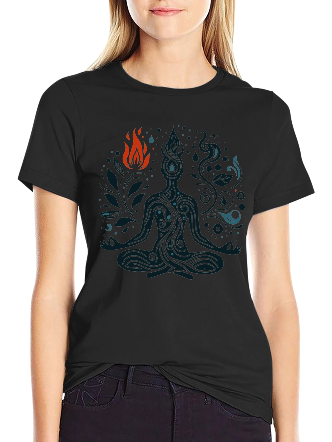 Meditative Elements Graphic Tee