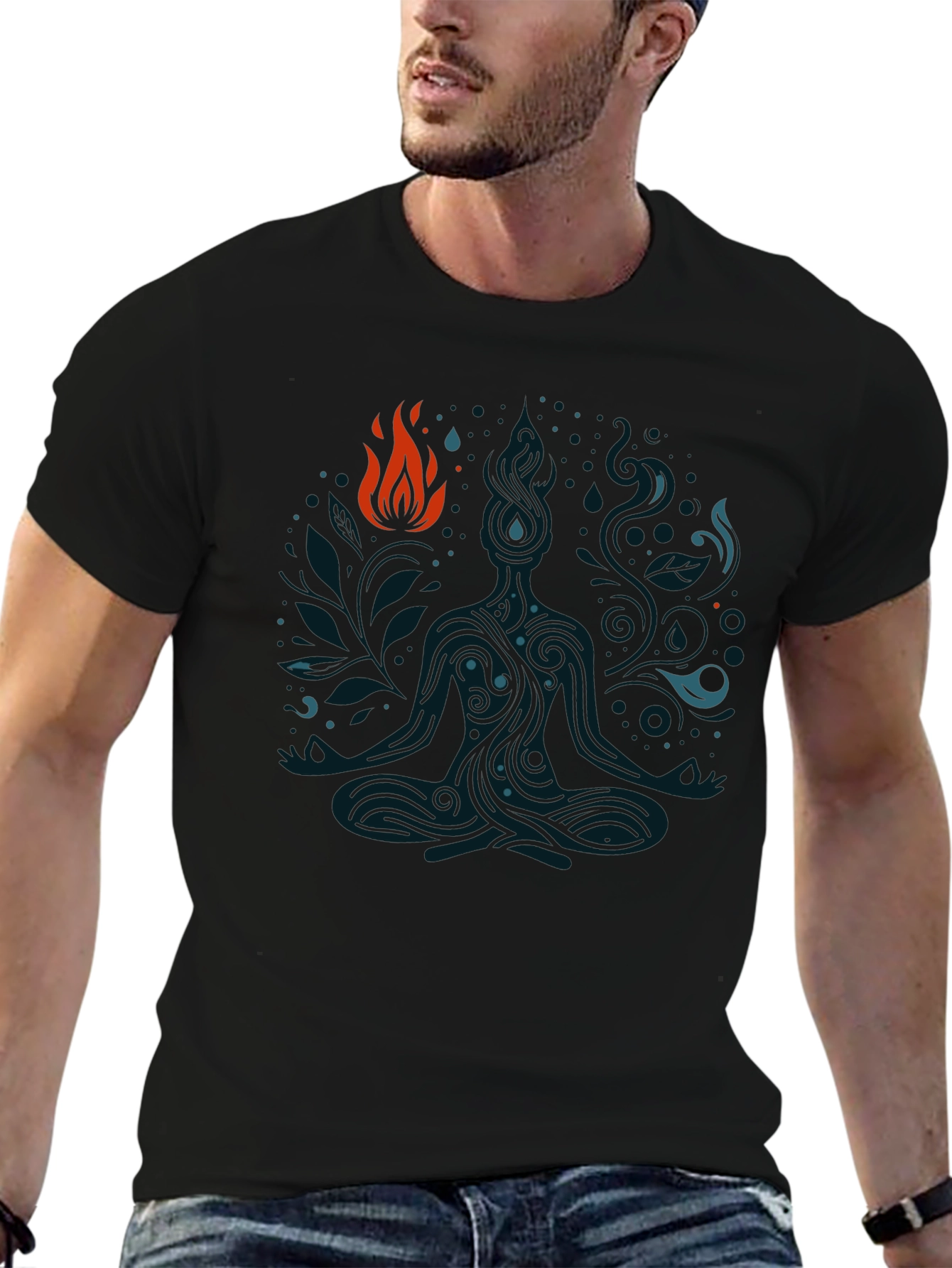 Meditative Elements Graphic Tee