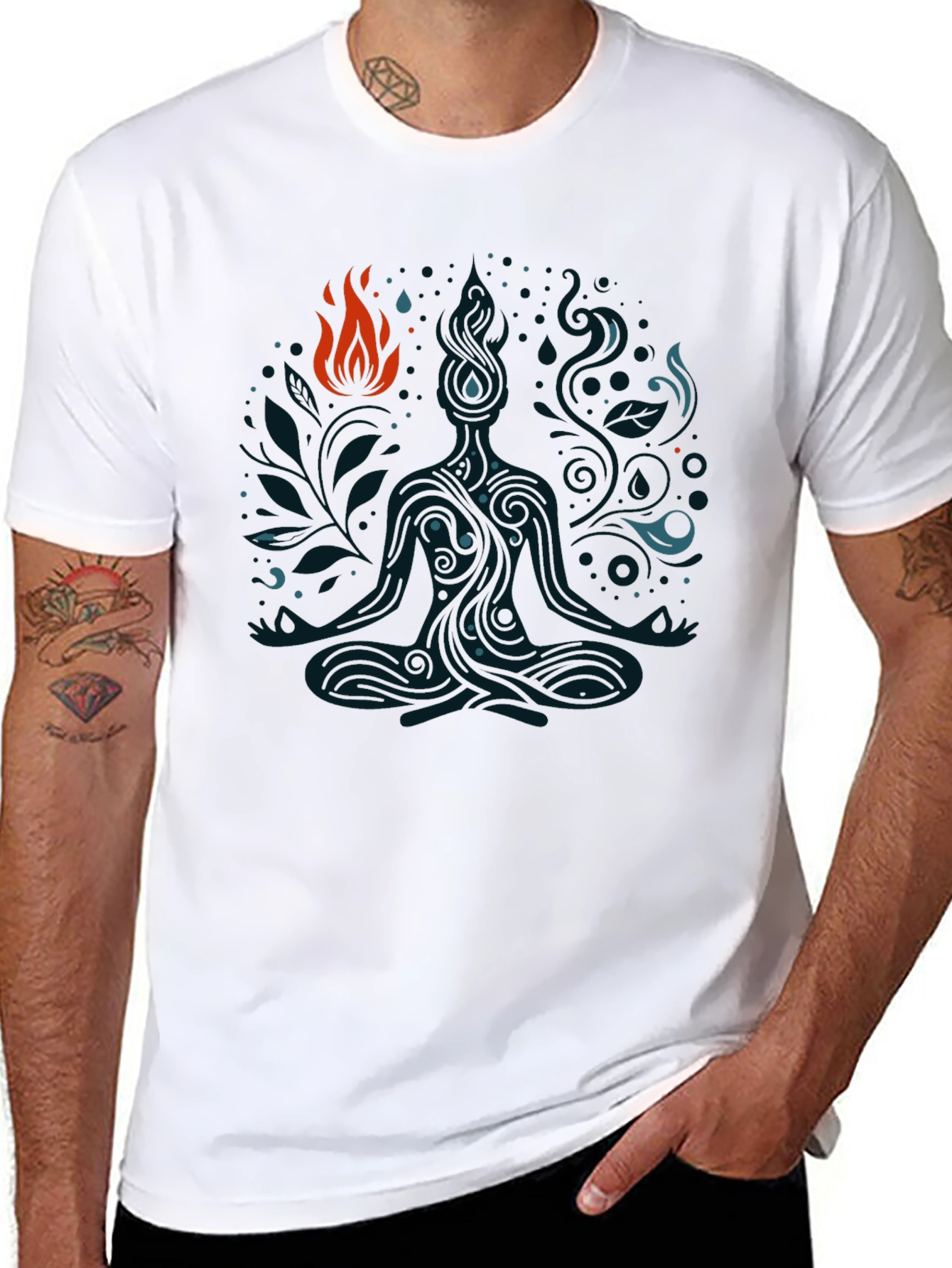 Meditative Elements Graphic Tee