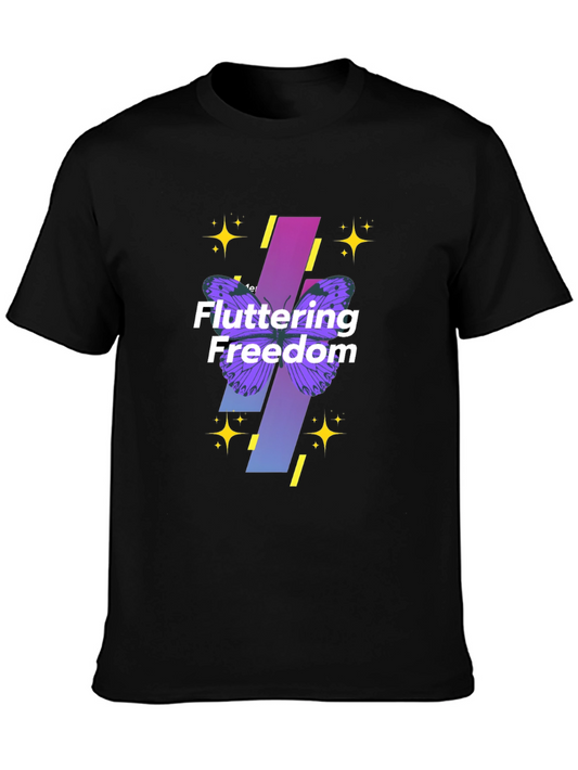 Fluttering Freedom Graphic T-Shirt