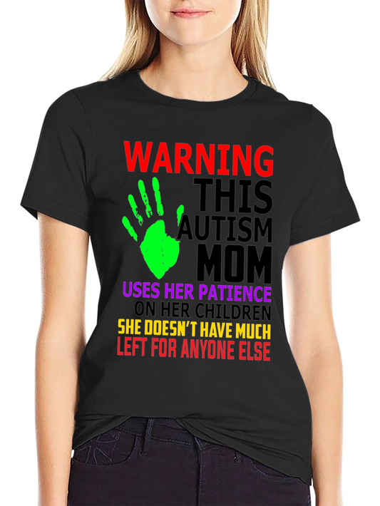 Autism Mom Graphic T-Shirt