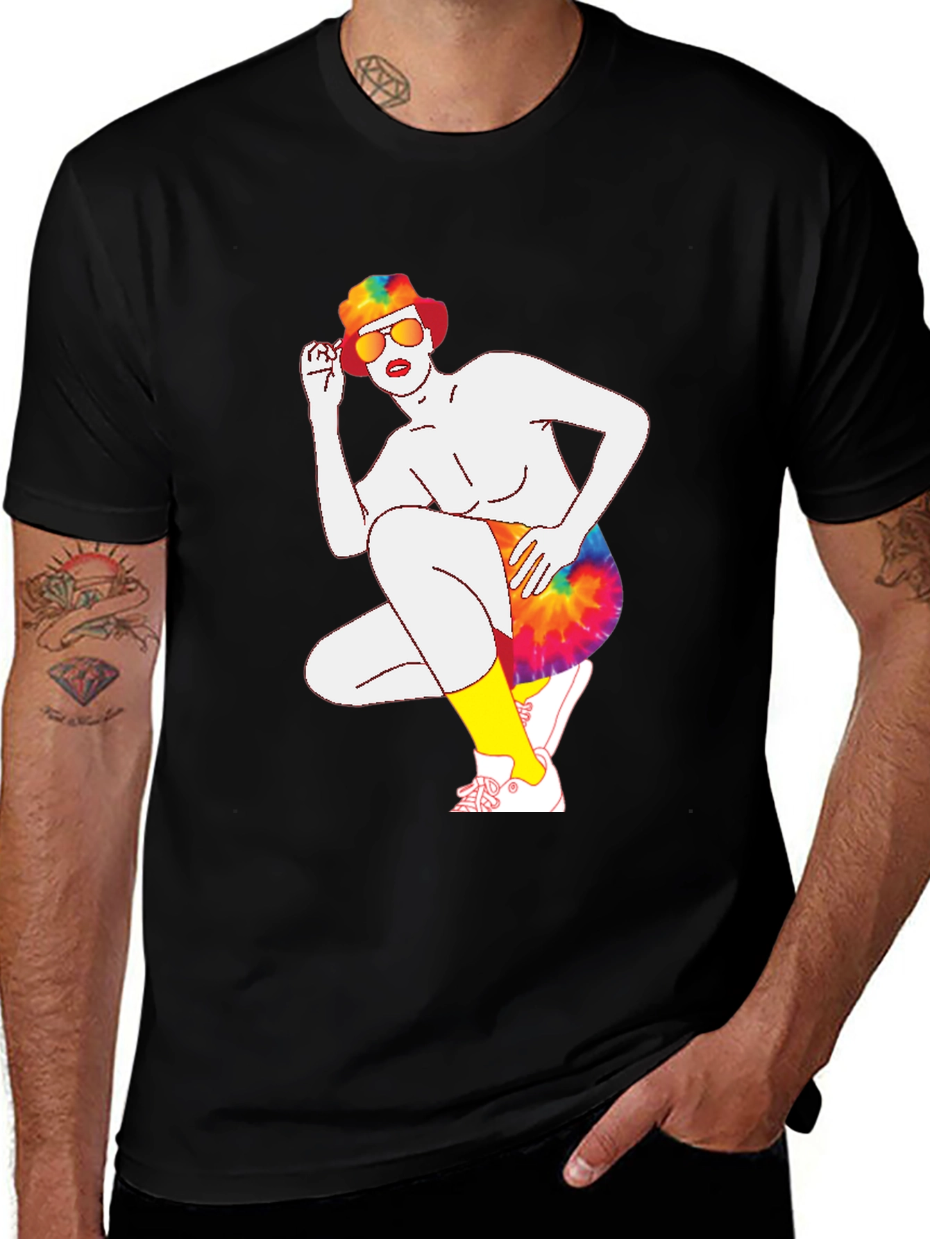 Retro Tie Dye T-Shirt