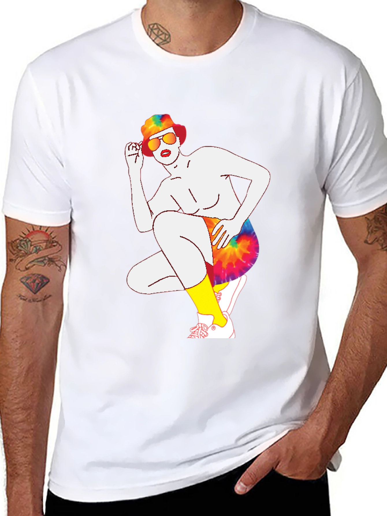 Retro Tie Dye T-Shirt