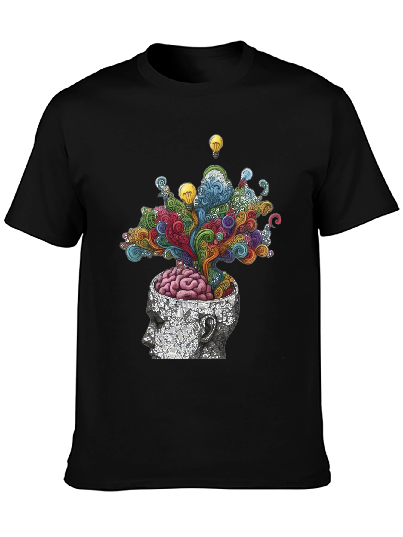 Mind Bloom Graphic Tee - Creative Thinking Shirt