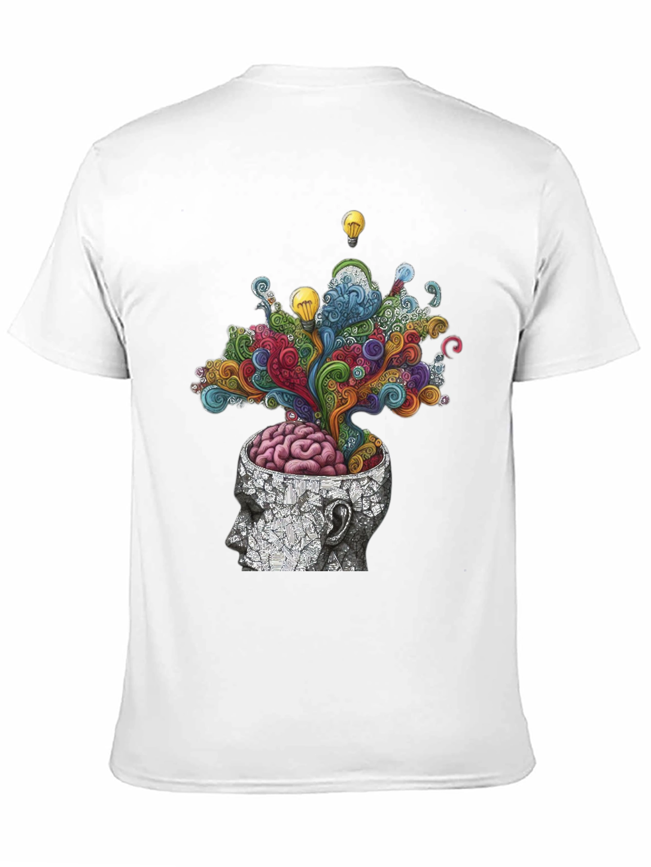 Mind Bloom Graphic Tee - Creative Thinking Shirt