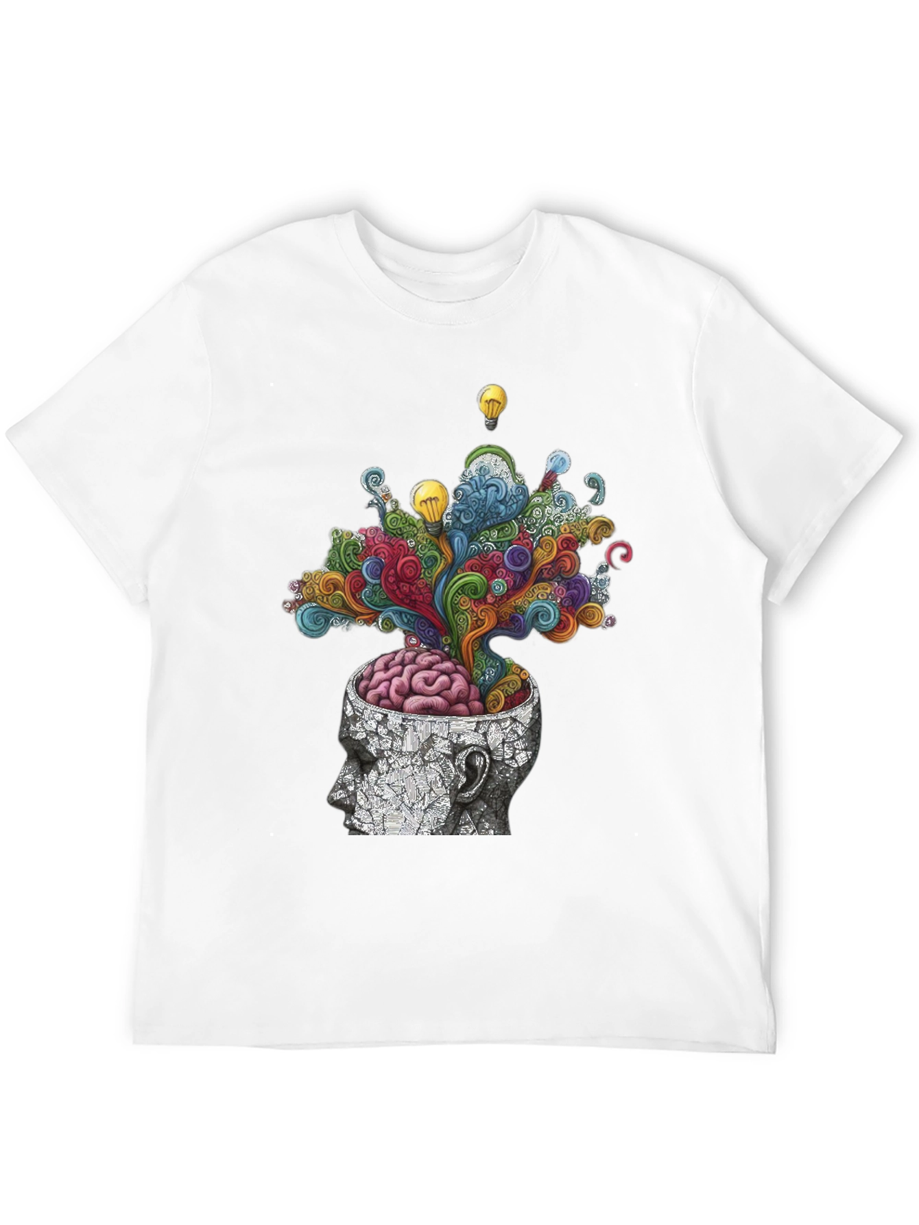 Mind Bloom Graphic Tee - Creative Thinking Shirt