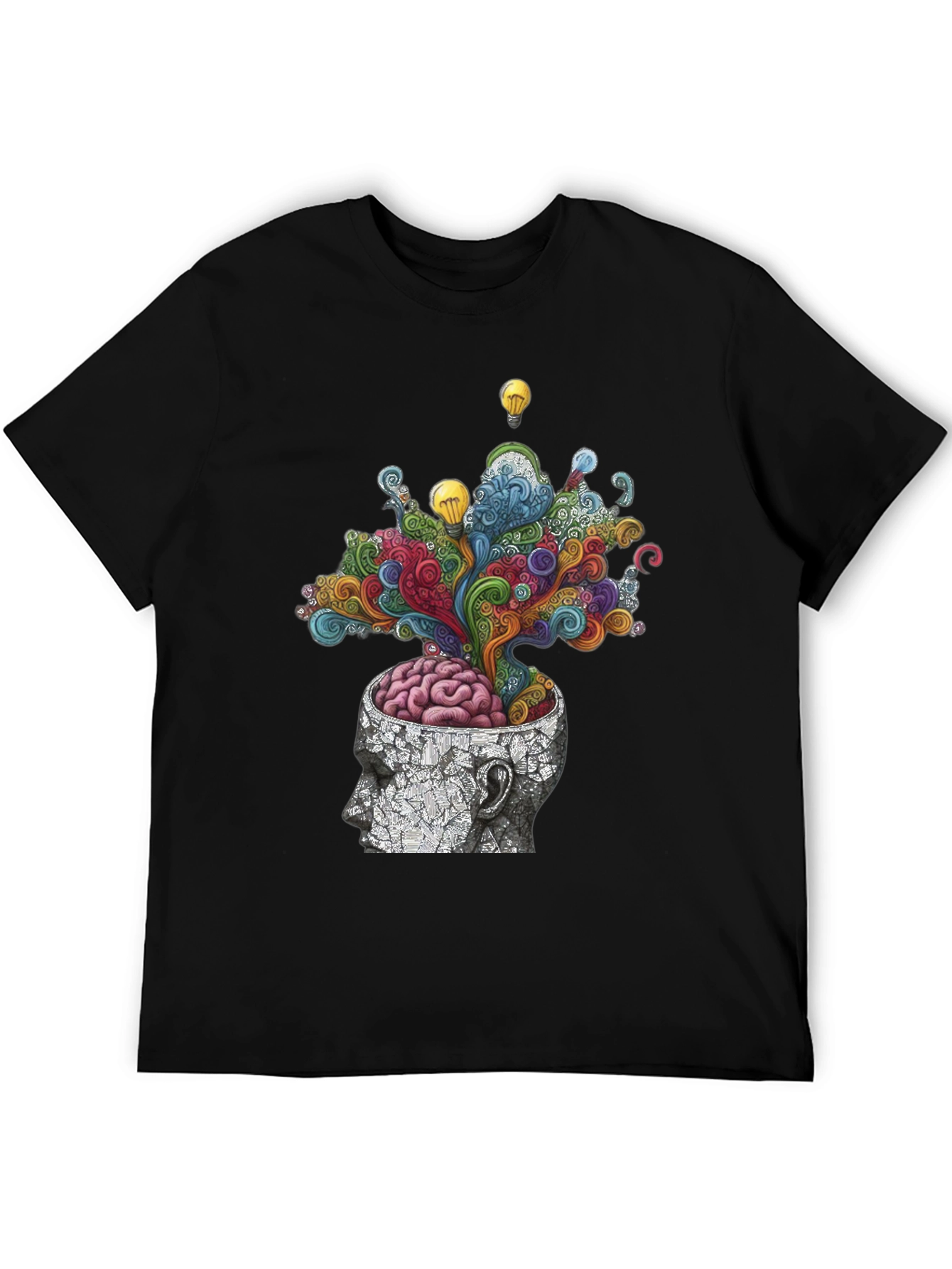 Mind Bloom Graphic Tee - Creative Thinking Shirt