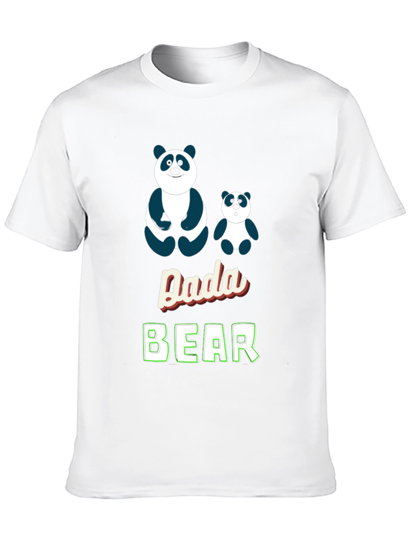 Dad and Child Panda Bear T-Shirt