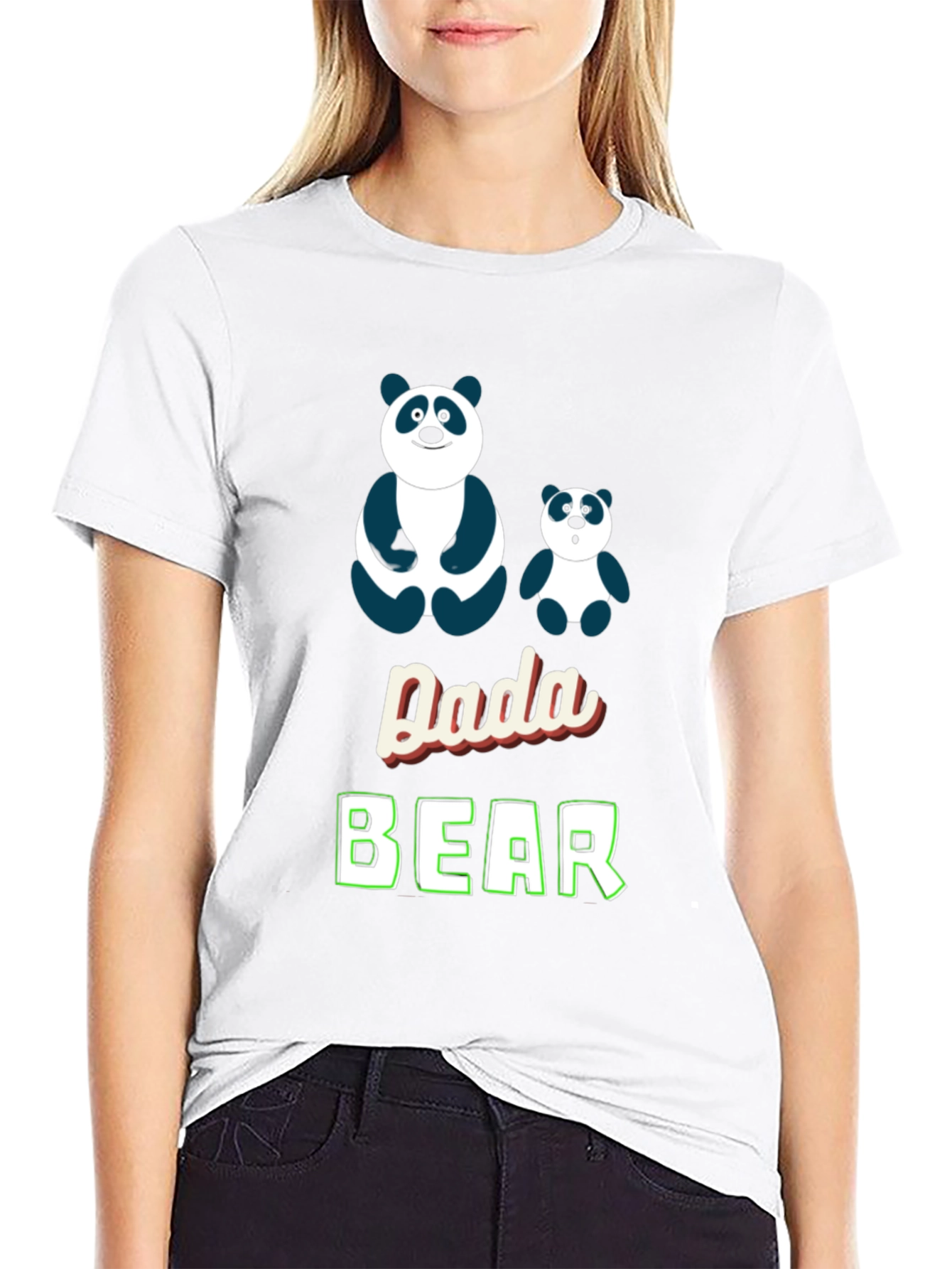 Dad and Child Panda Bear T-Shirt