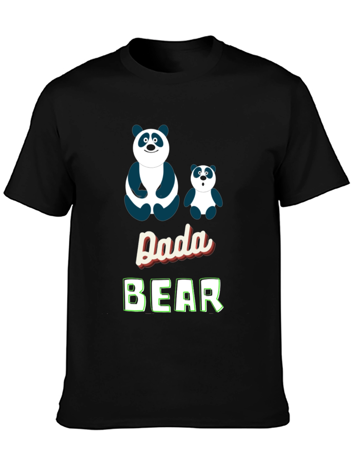 Dad and Child Panda Bear T-Shirt