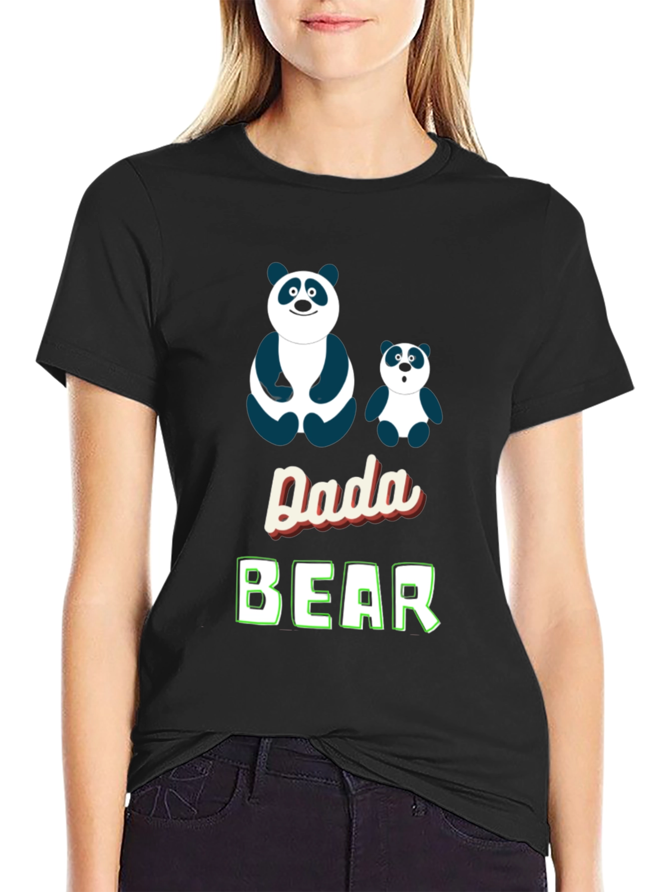 Dad and Child Panda Bear T-Shirt