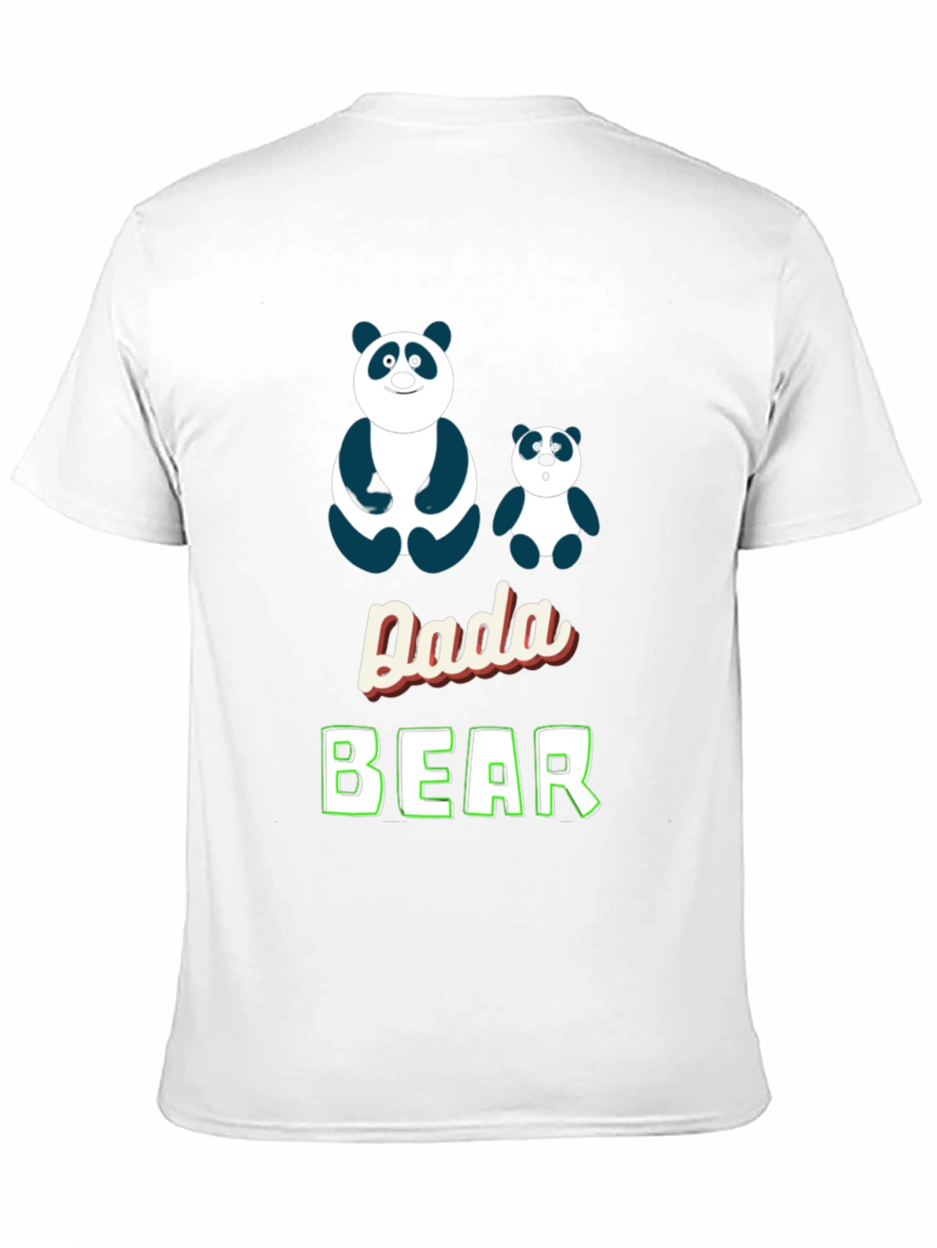 Dad and Child Panda Bear T-Shirt